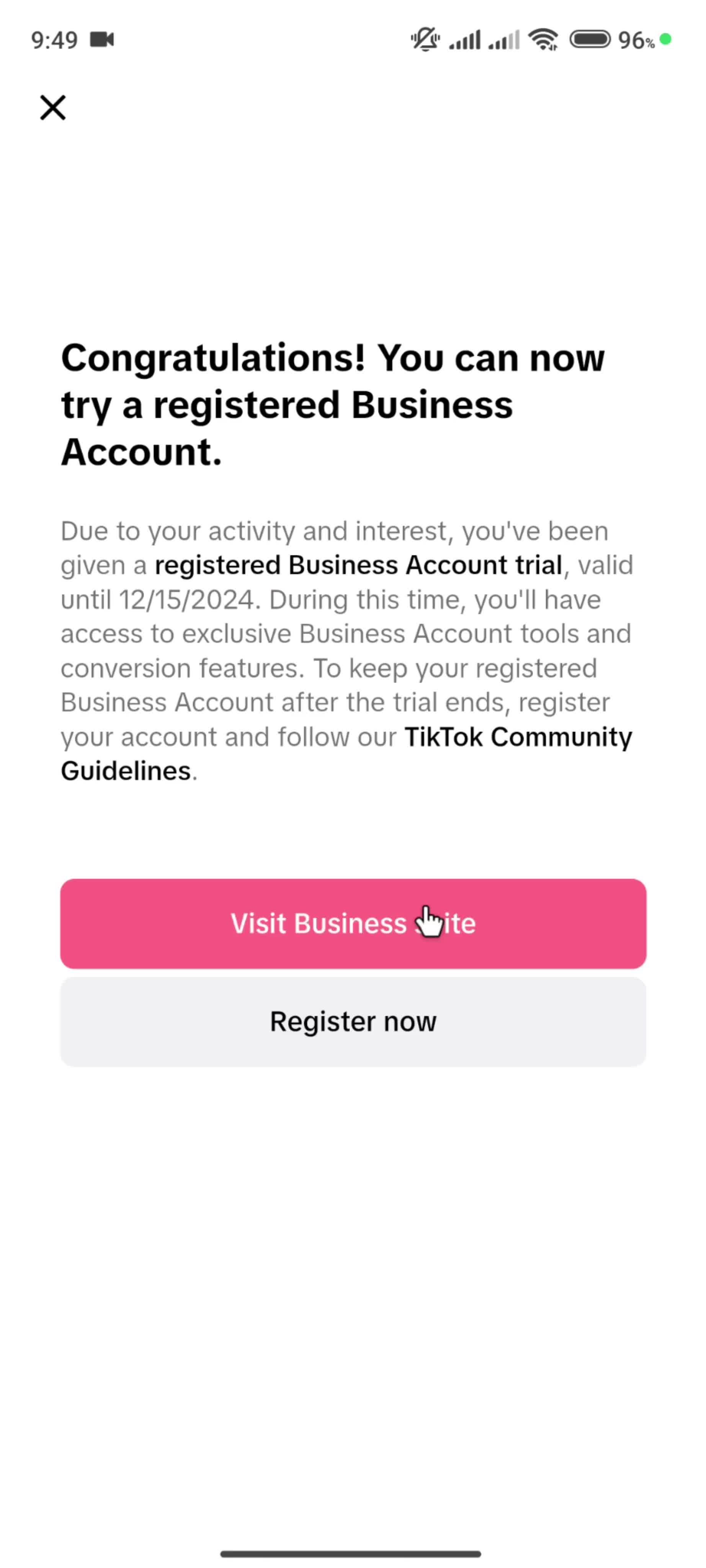 Creating a business account on TikTok video thumbnail