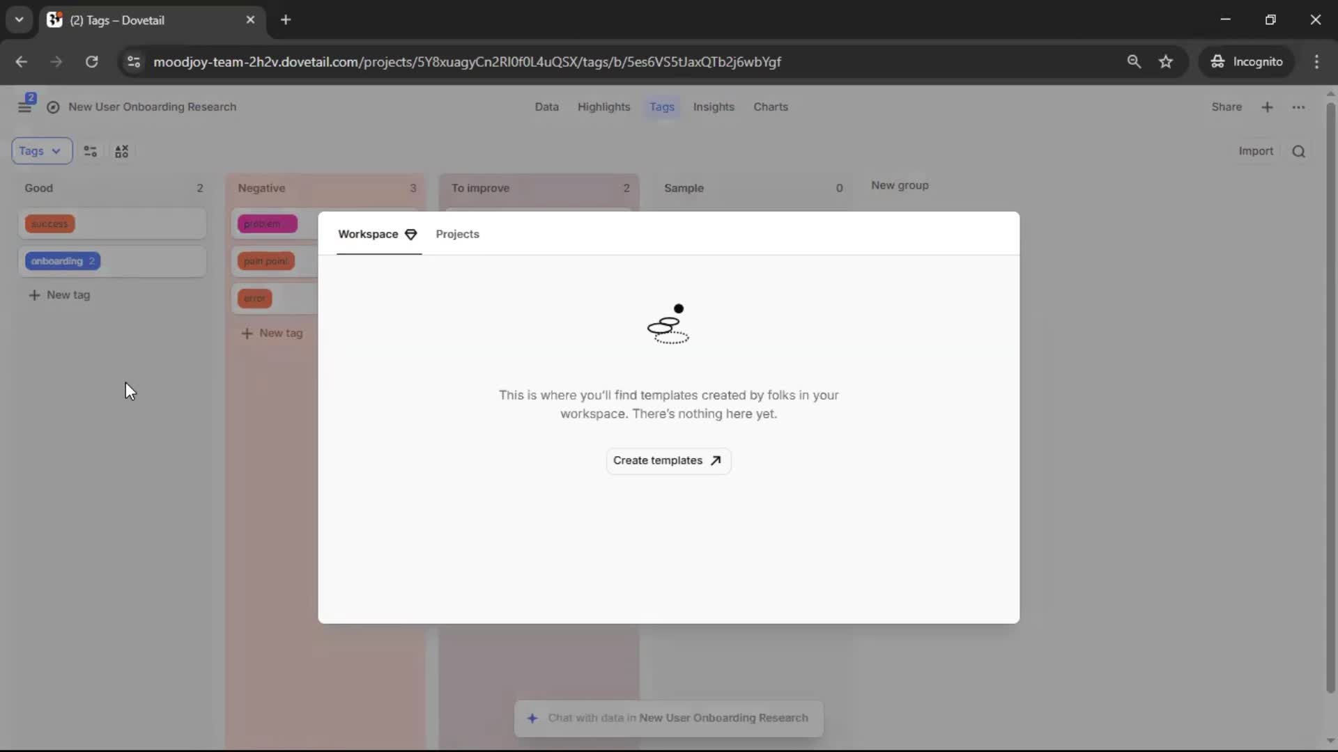 Tagging screenshot
