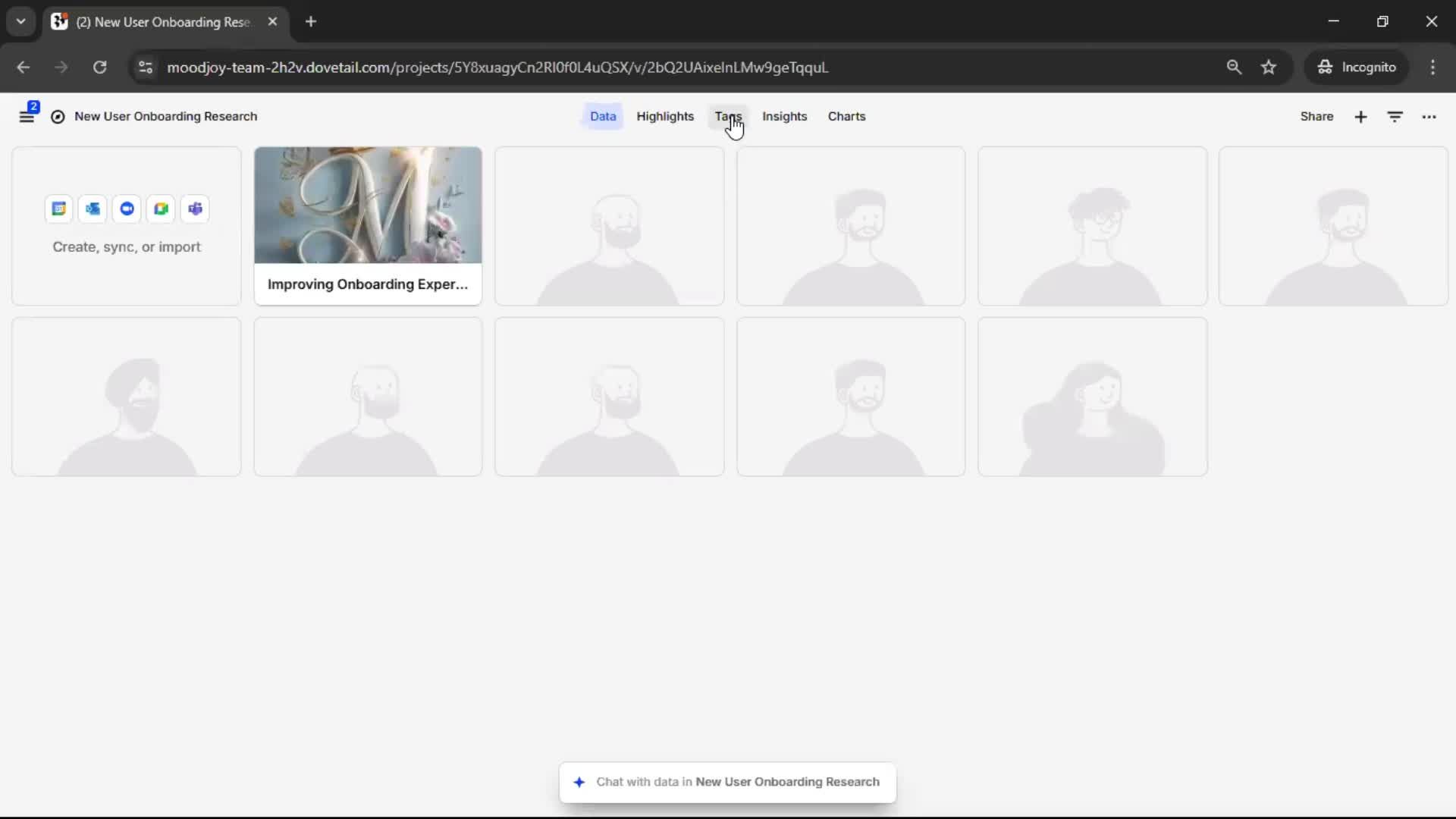 Tagging screenshot