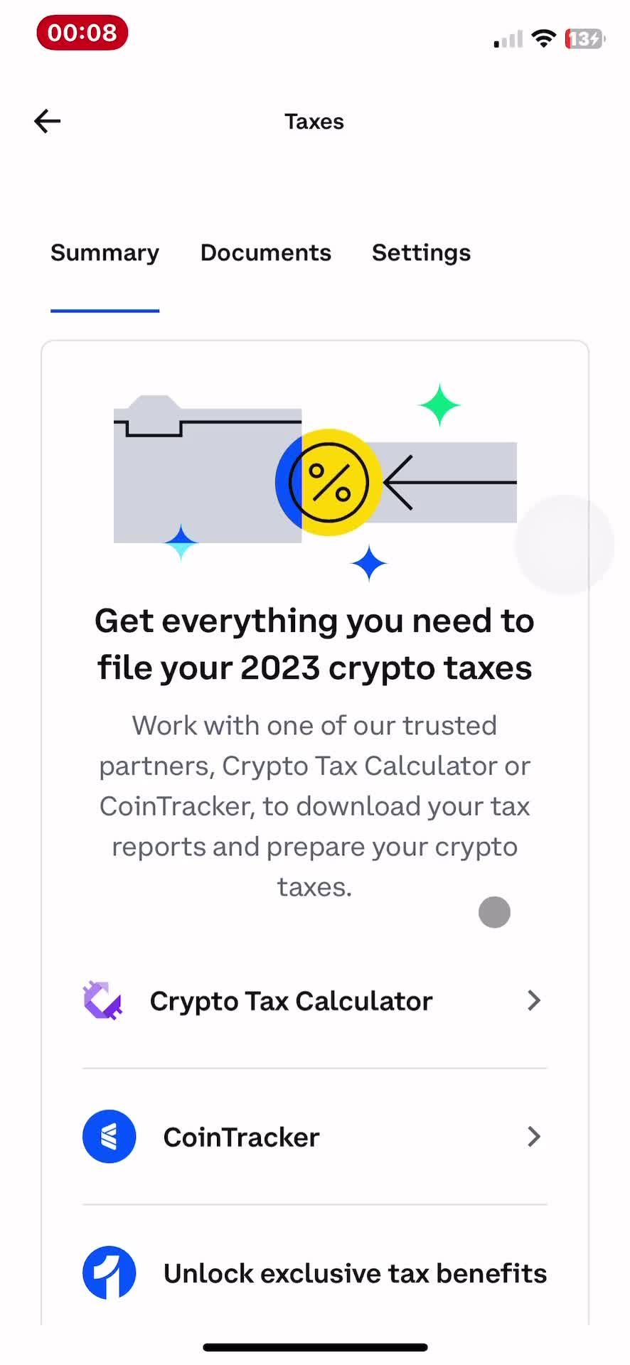 Taxes on Coinbase video thumbnail