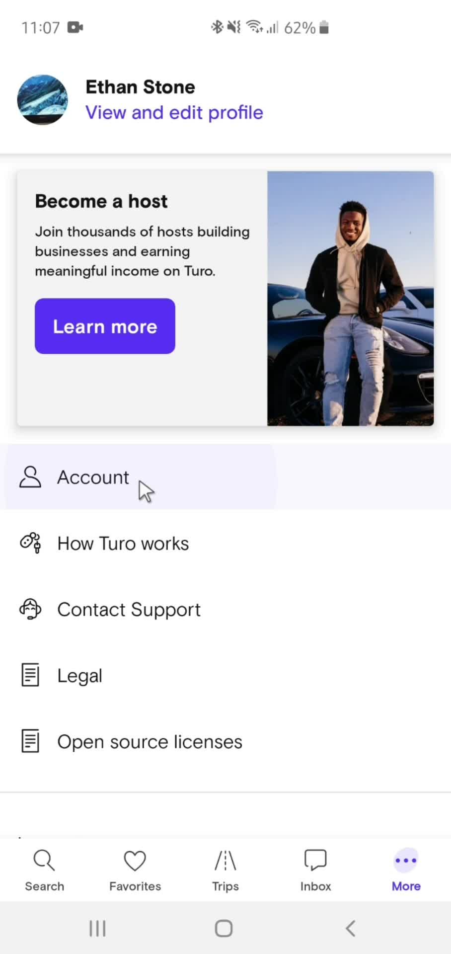 Changing password on Turo video thumbnail