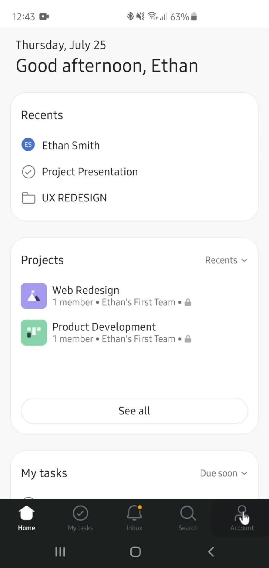 Updating your profile on Asana video thumbnail