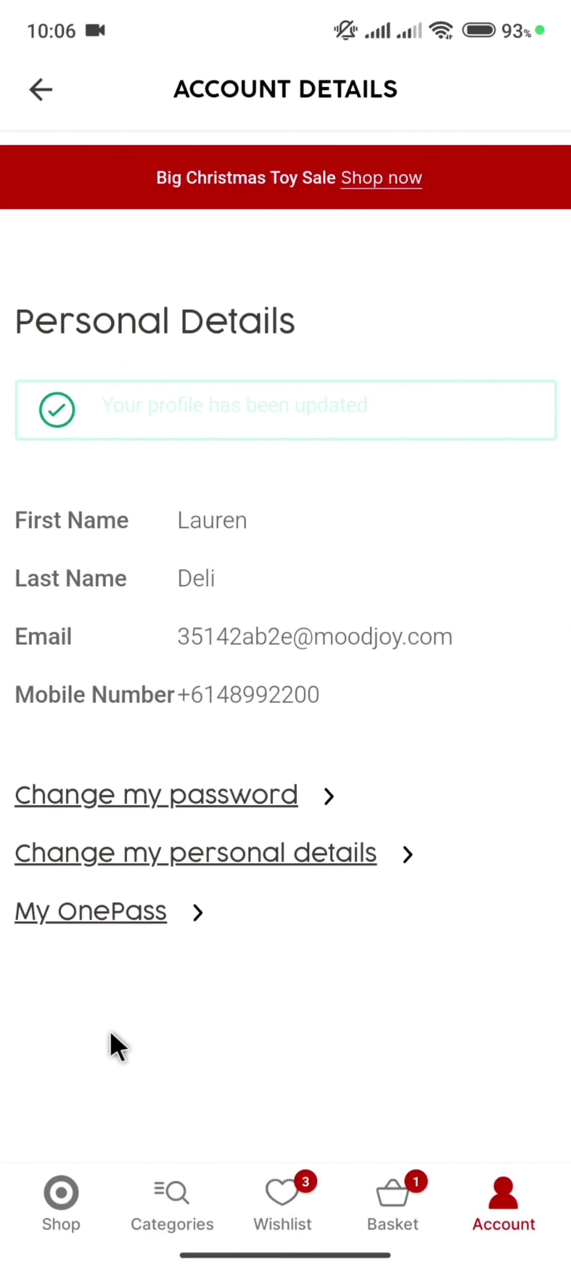 Updating your profile on Target video thumbnail