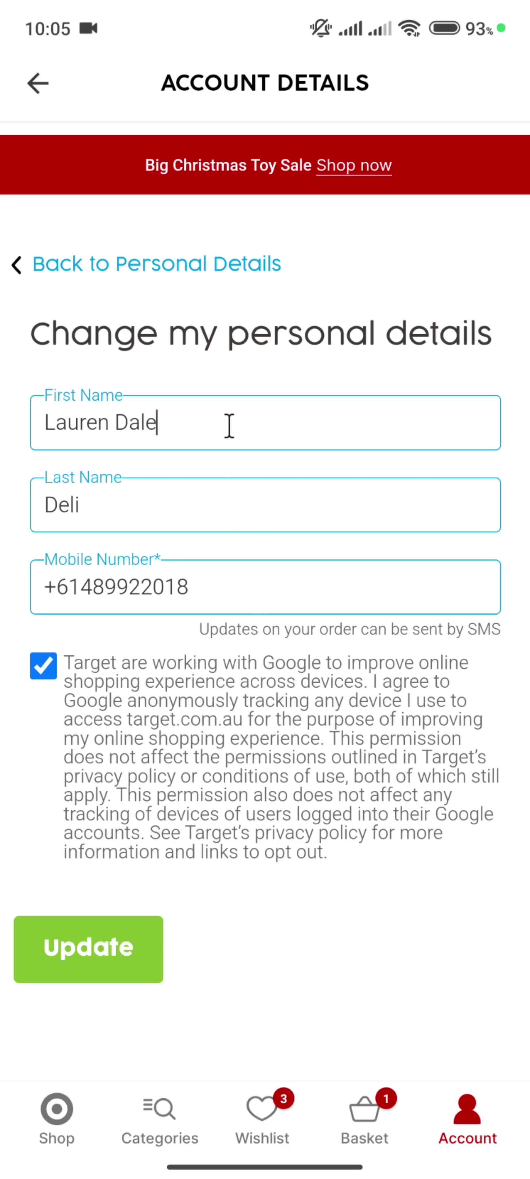 Updating your profile on Target video thumbnail