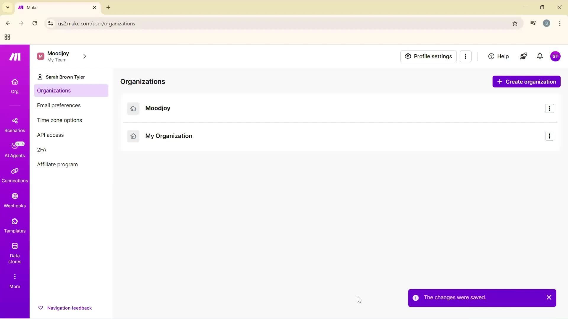 Updating your profile screenshot