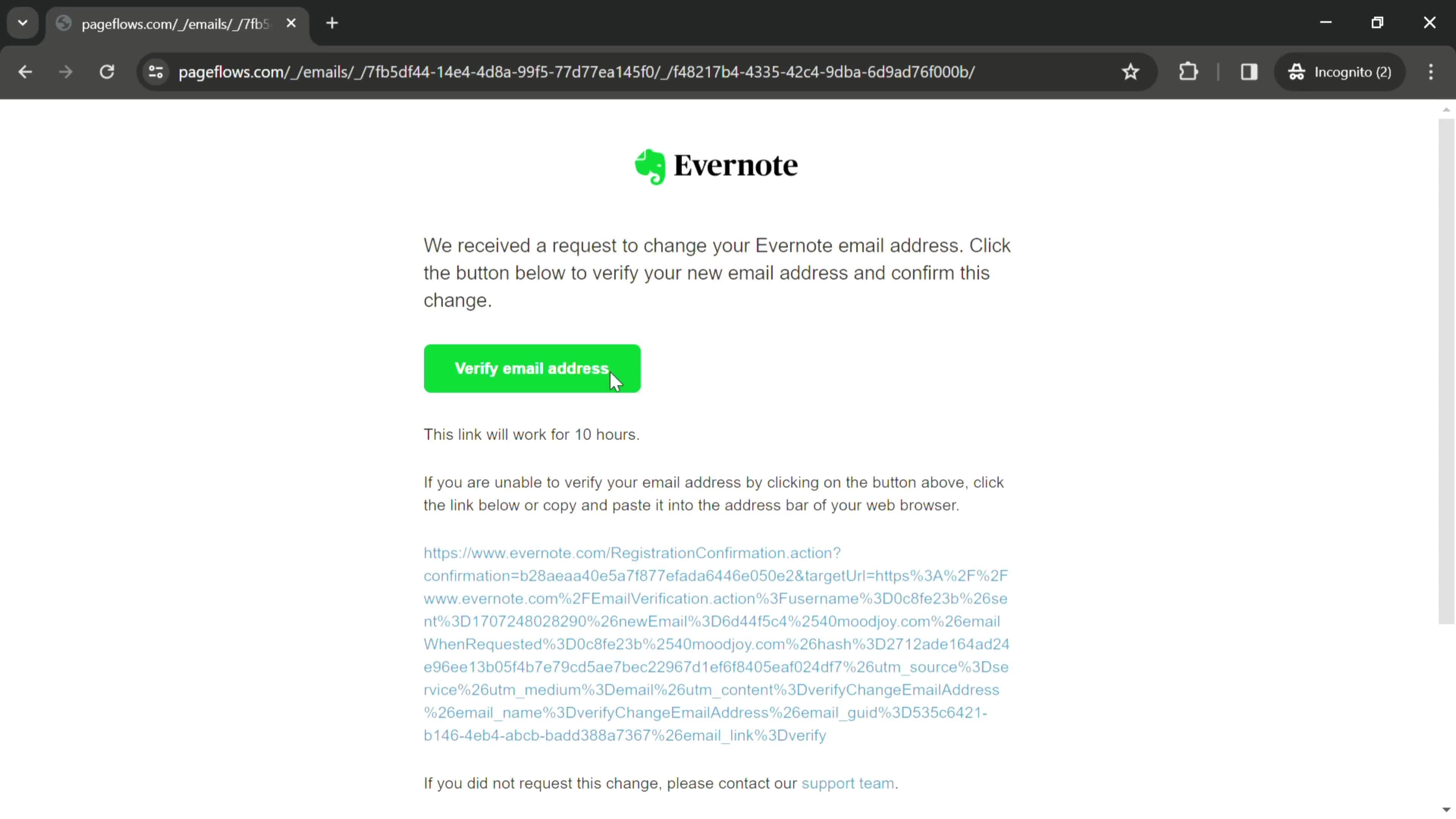 Updating your email on Evernote video thumbnail