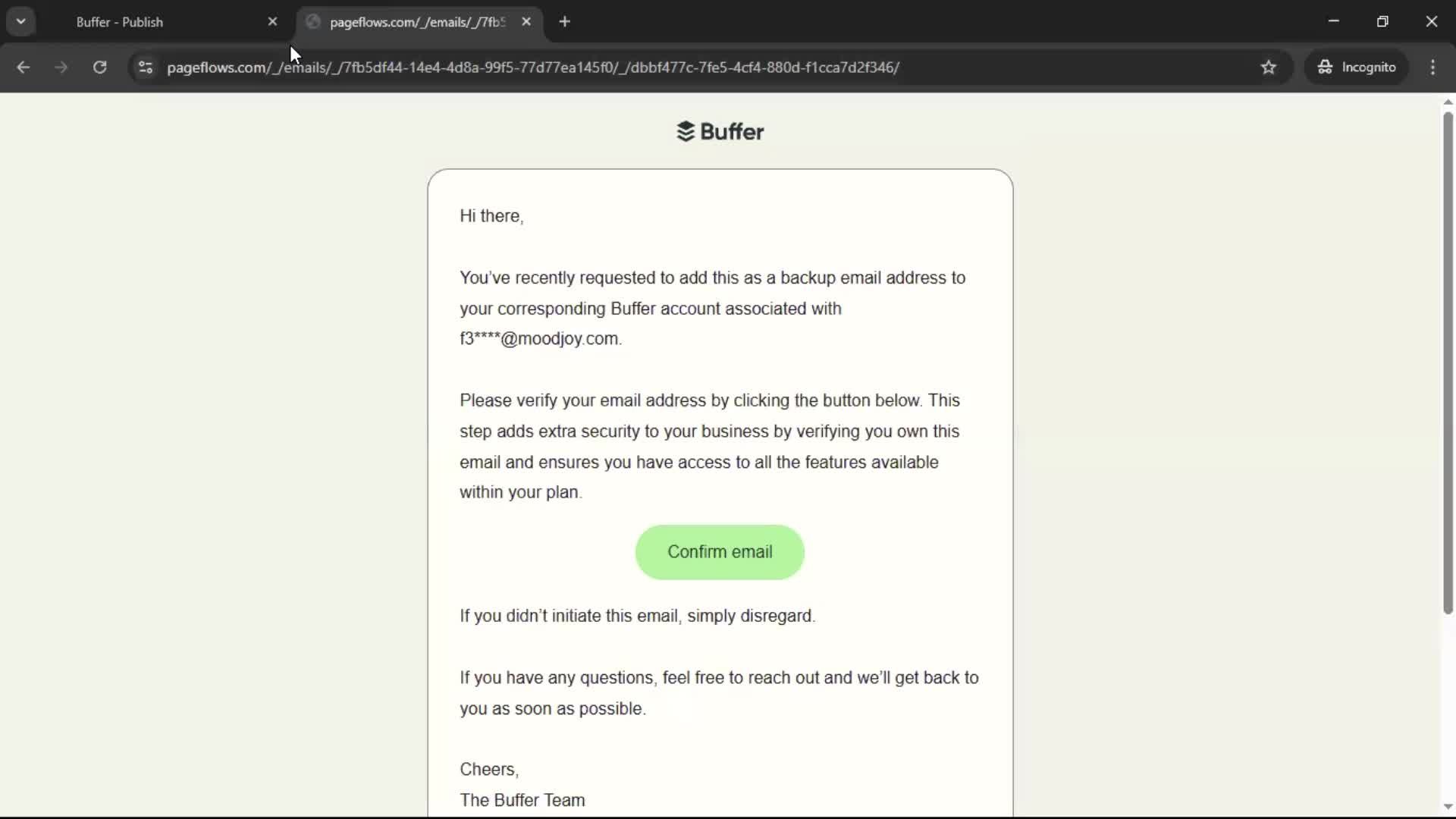 Updating your profile screenshot