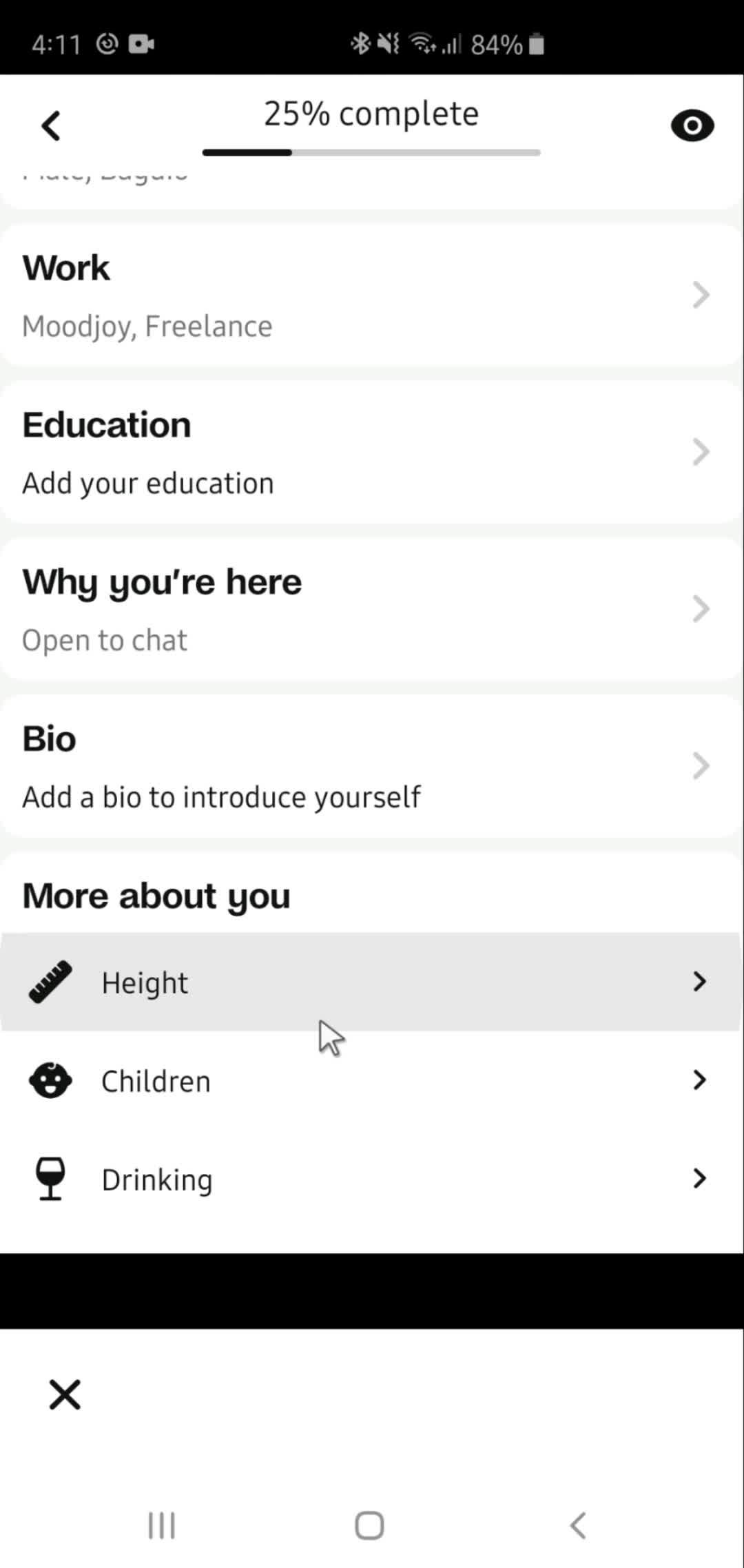 Updating your profile on Badoo video thumbnail