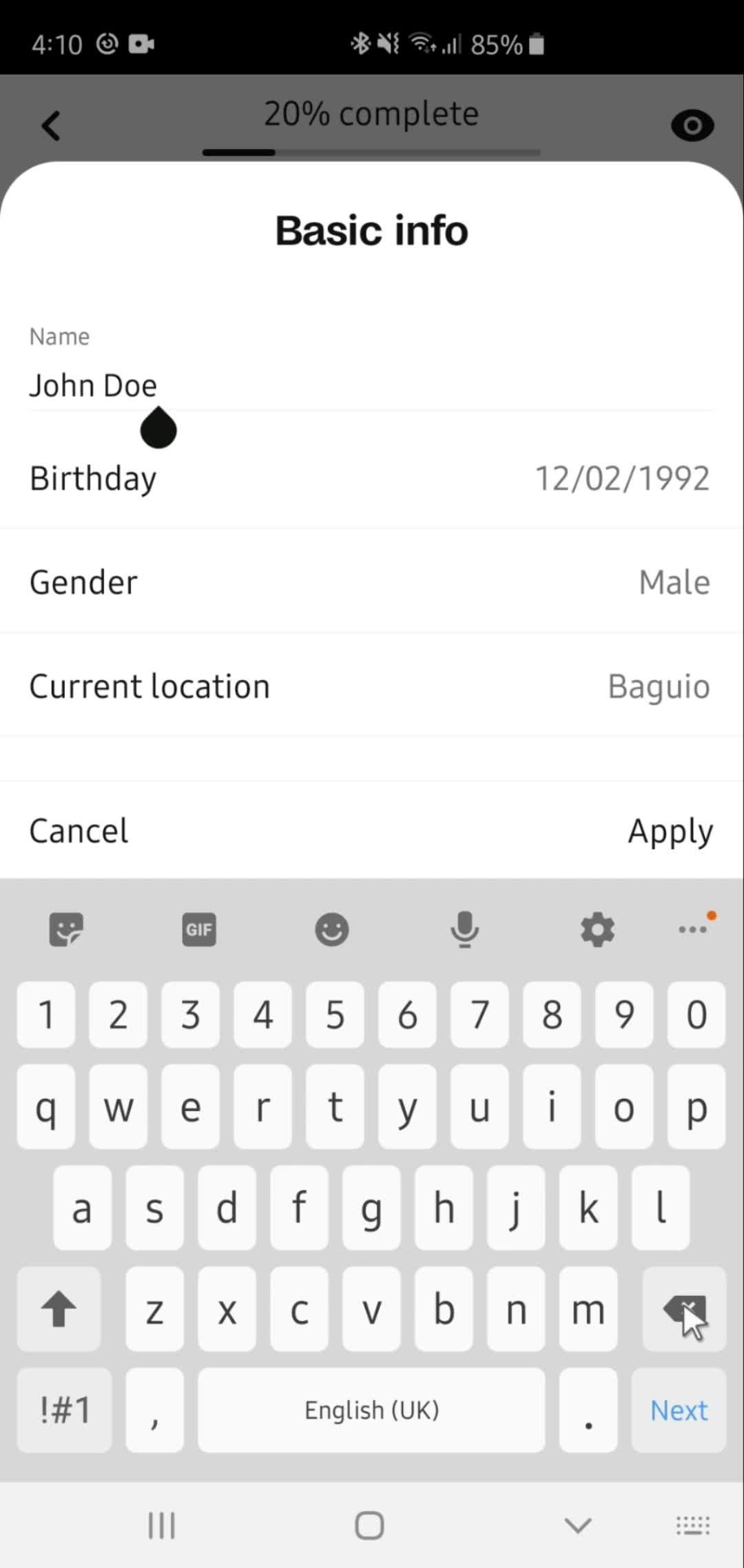 Updating your profile on Badoo video thumbnail