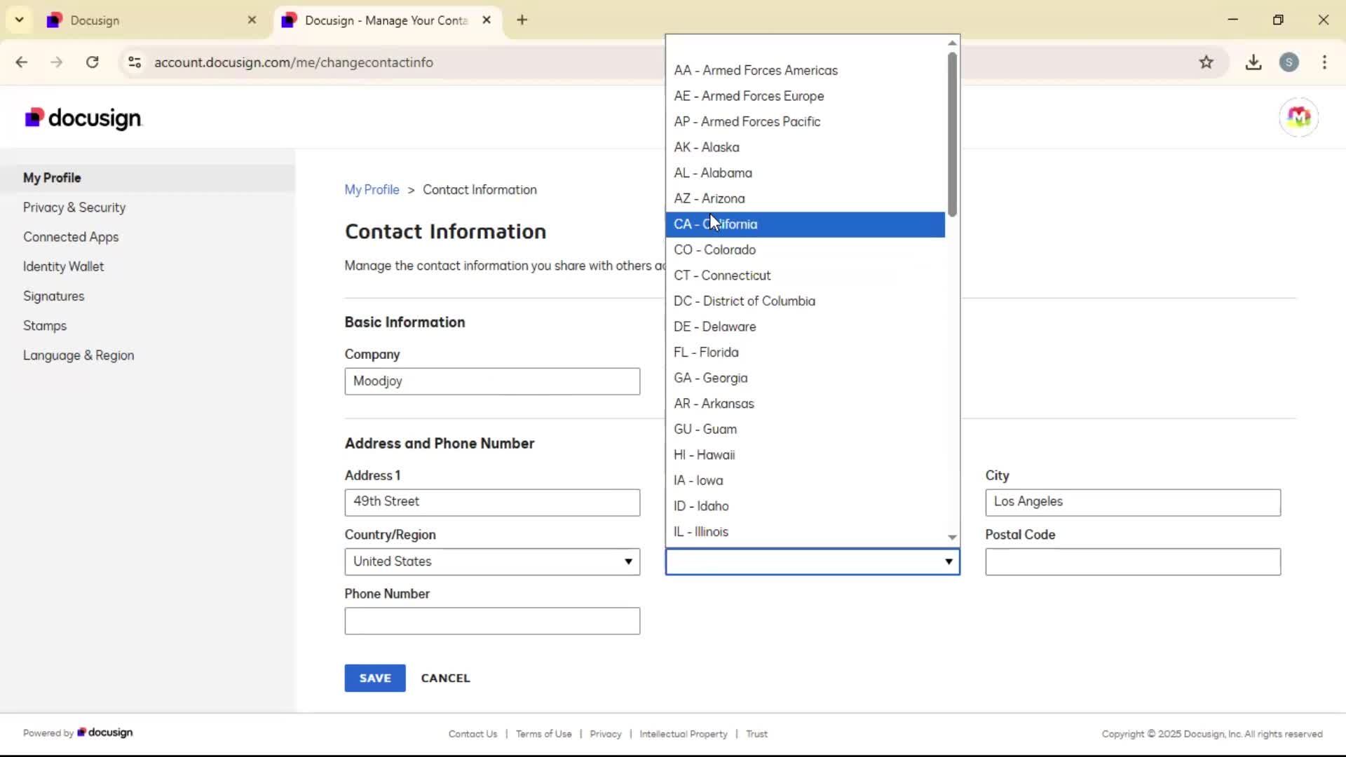 Updating your profile on Docusign video thumbnail