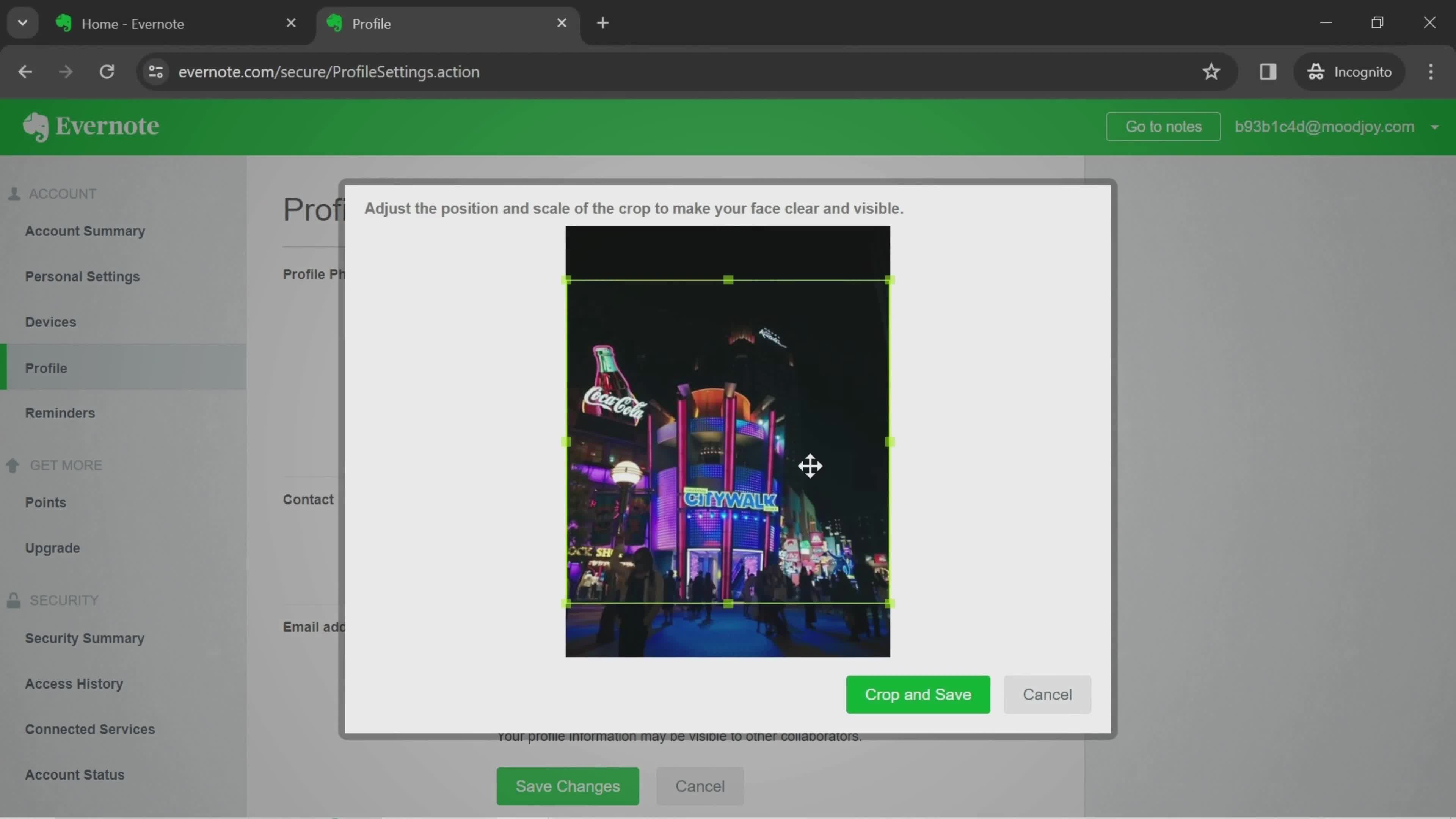 Updating your profile on Evernote video thumbnail