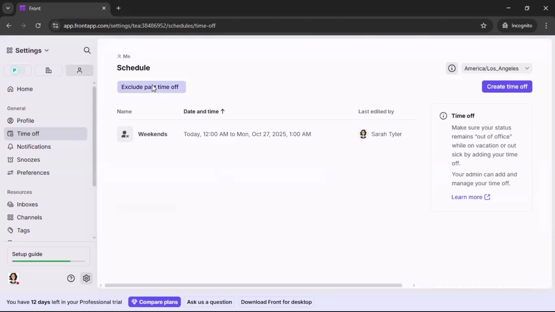 Updating your profile screenshot