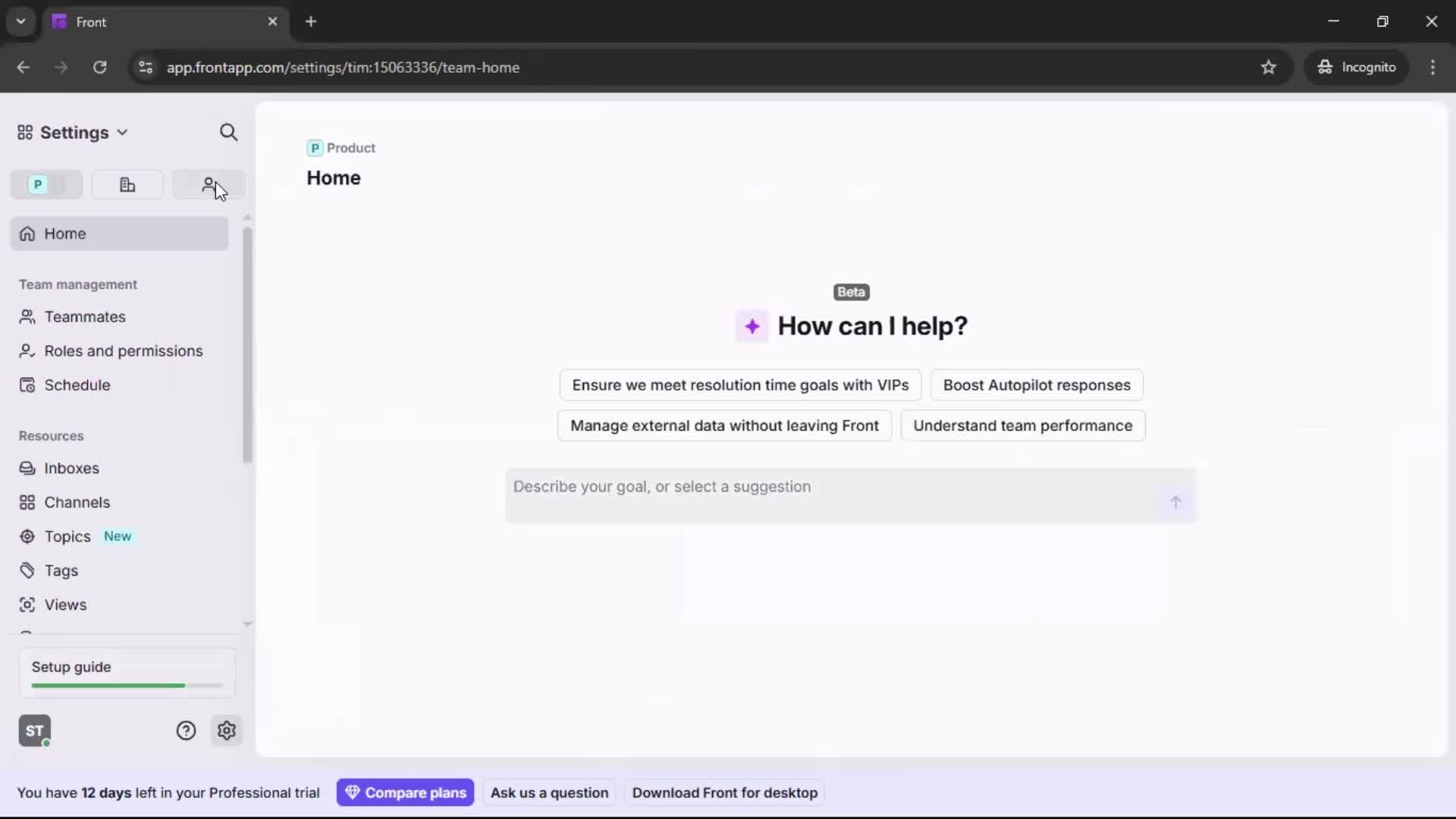 Updating your profile screenshot