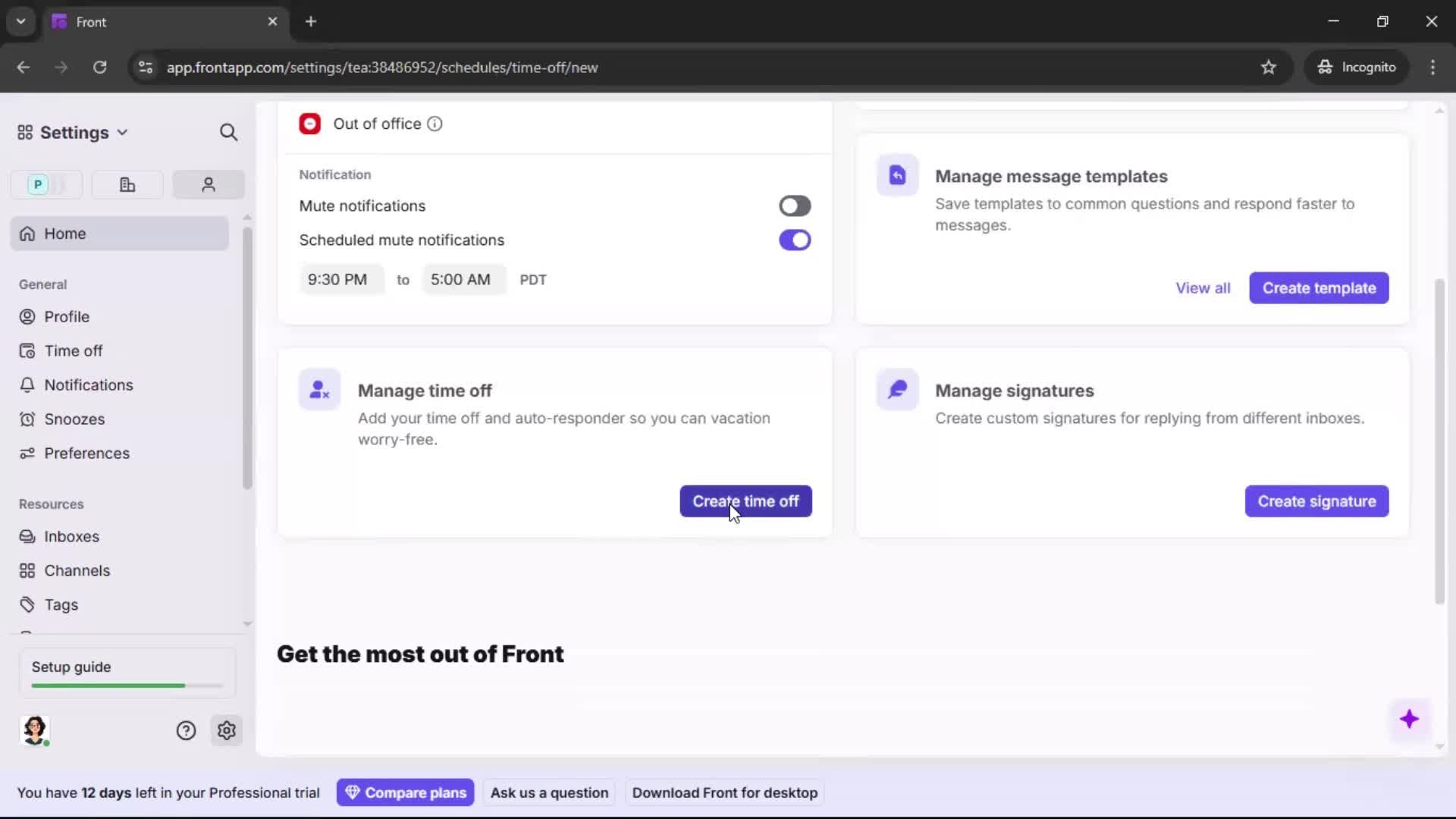 Updating your profile screenshot