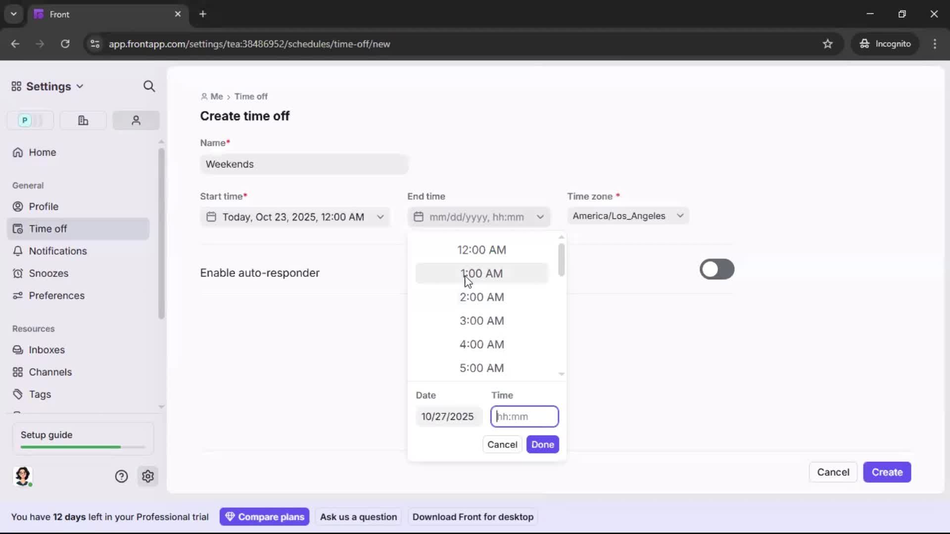 Updating your profile screenshot