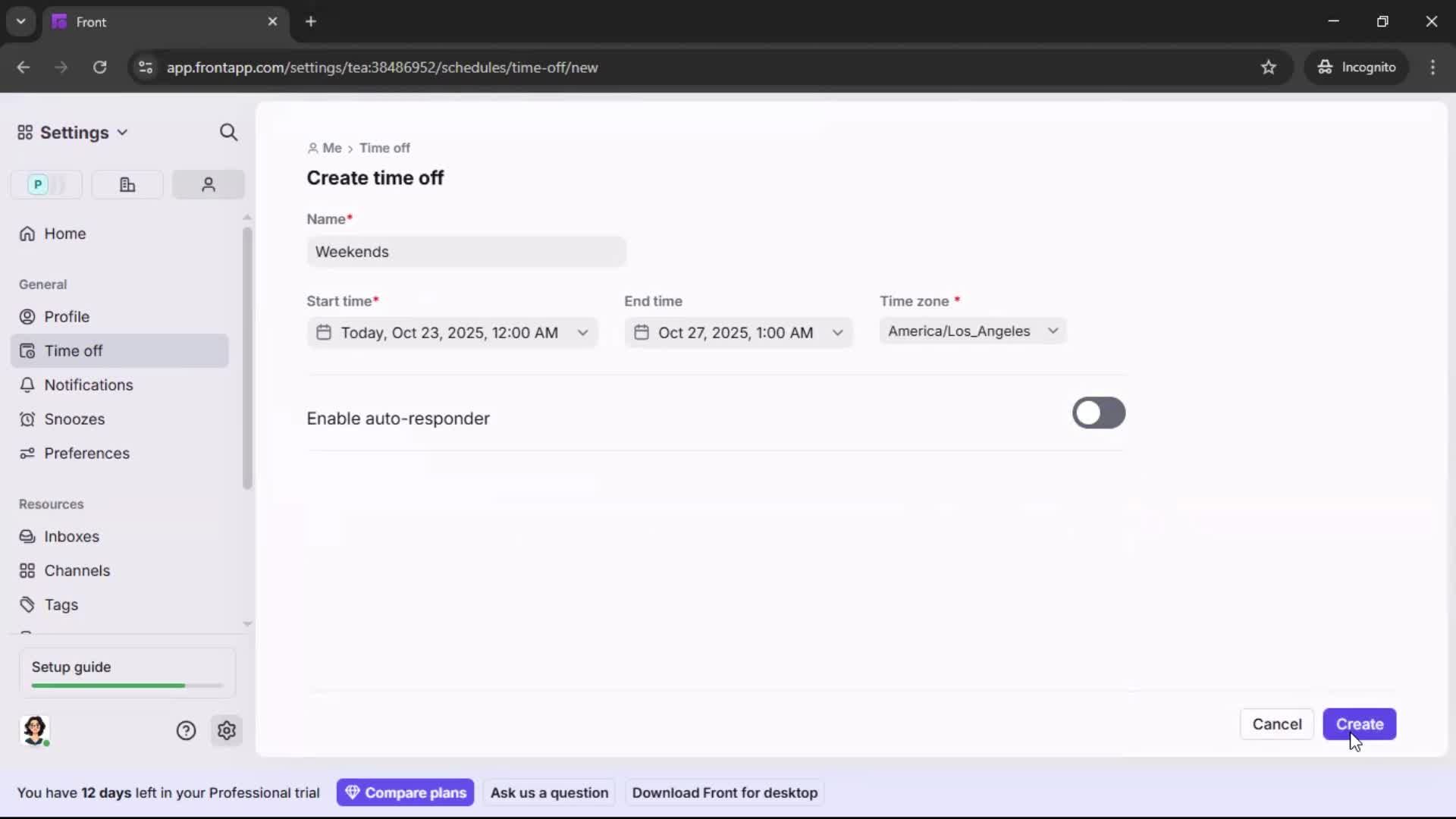 Updating your profile screenshot