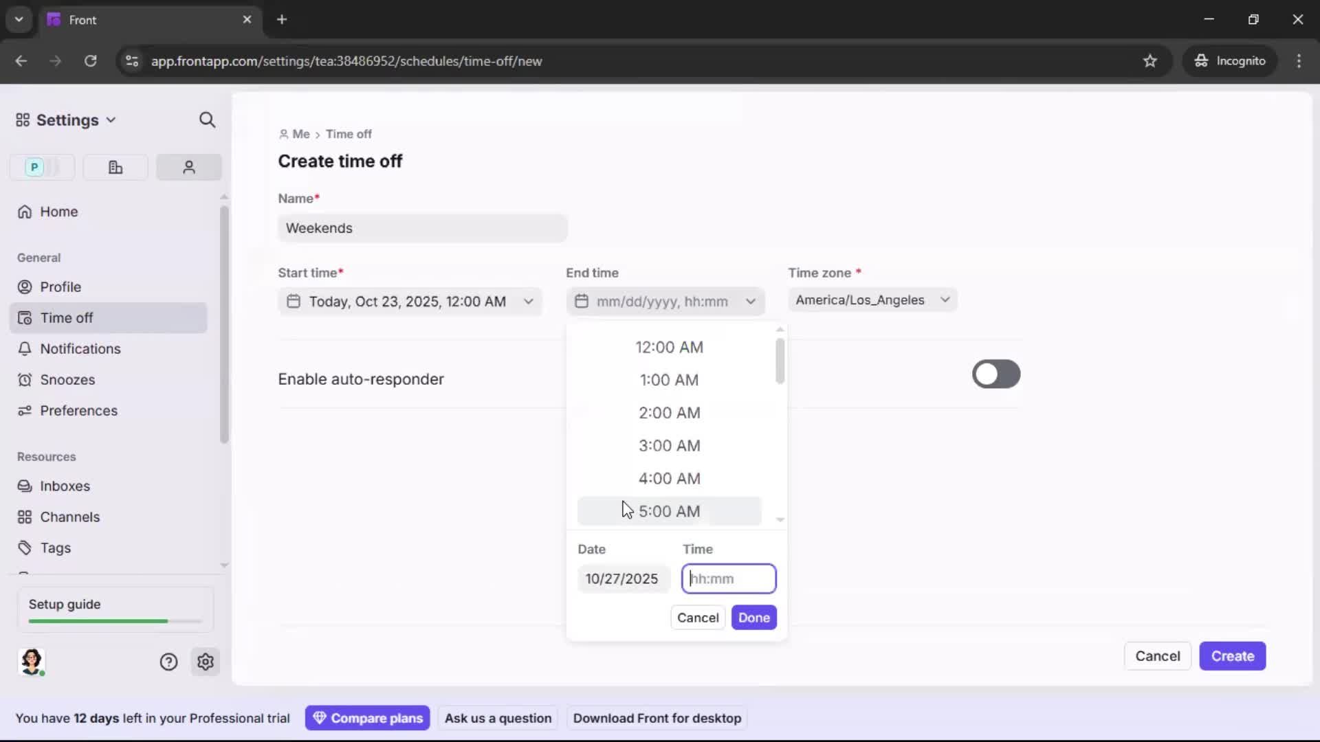 Updating your profile screenshot