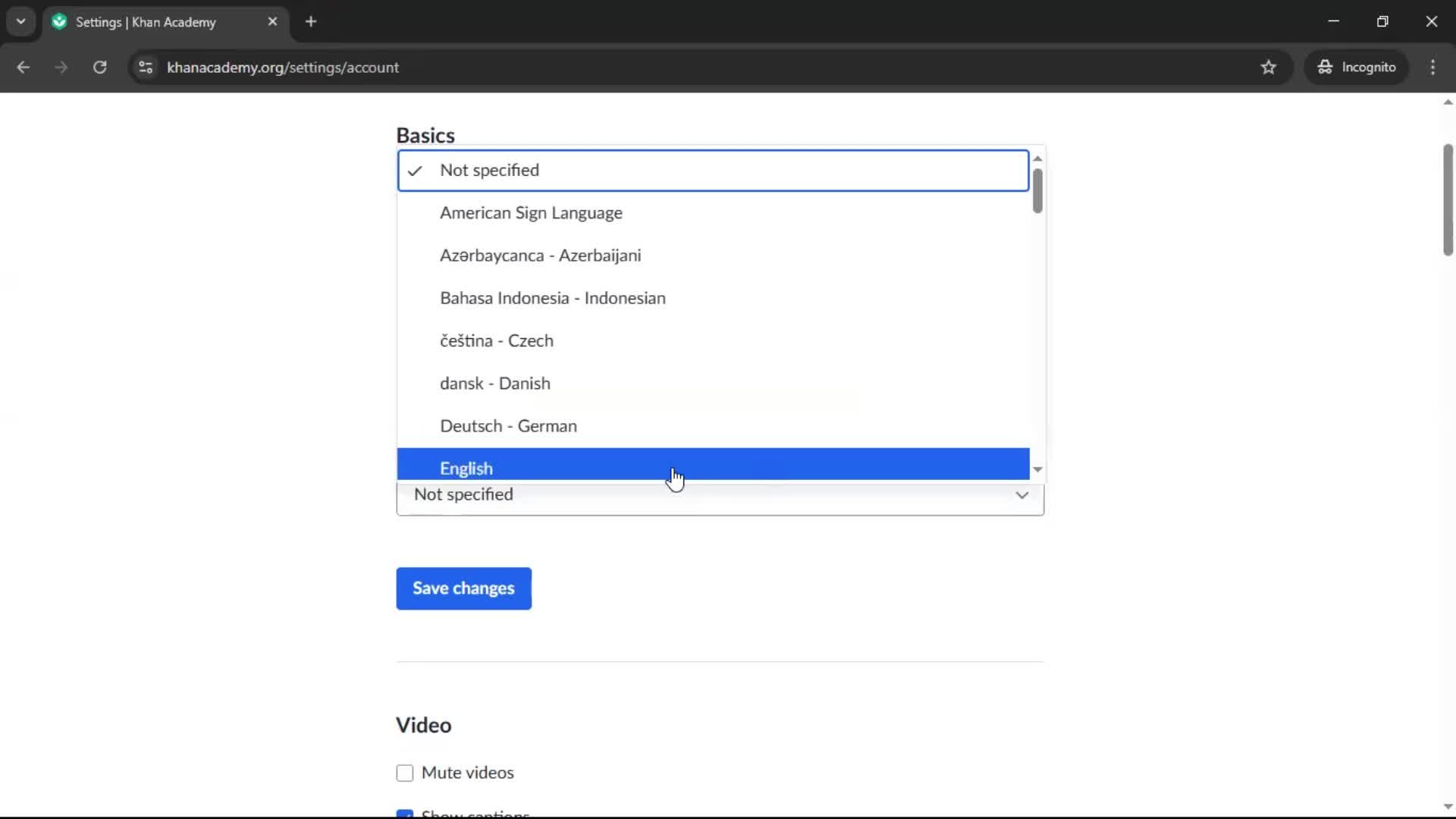 Updating your profile screenshot