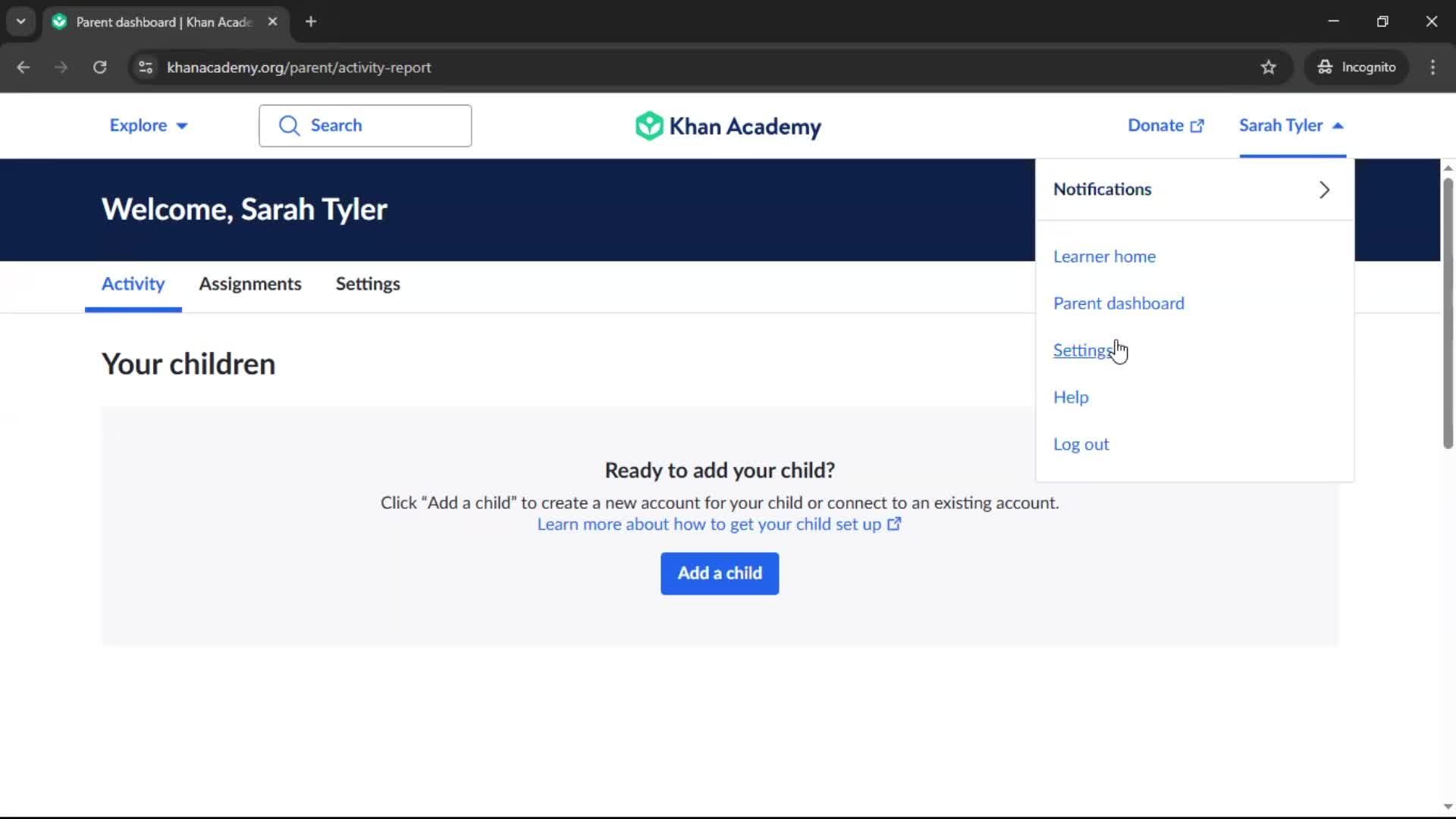 Updating your profile screenshot