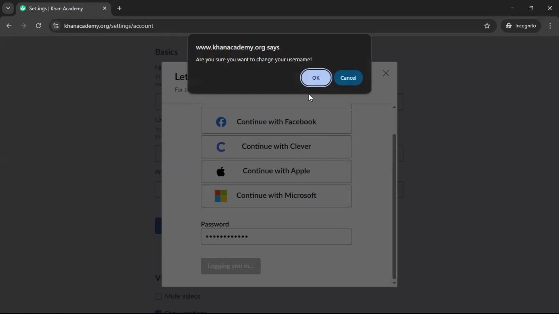 Updating your profile screenshot