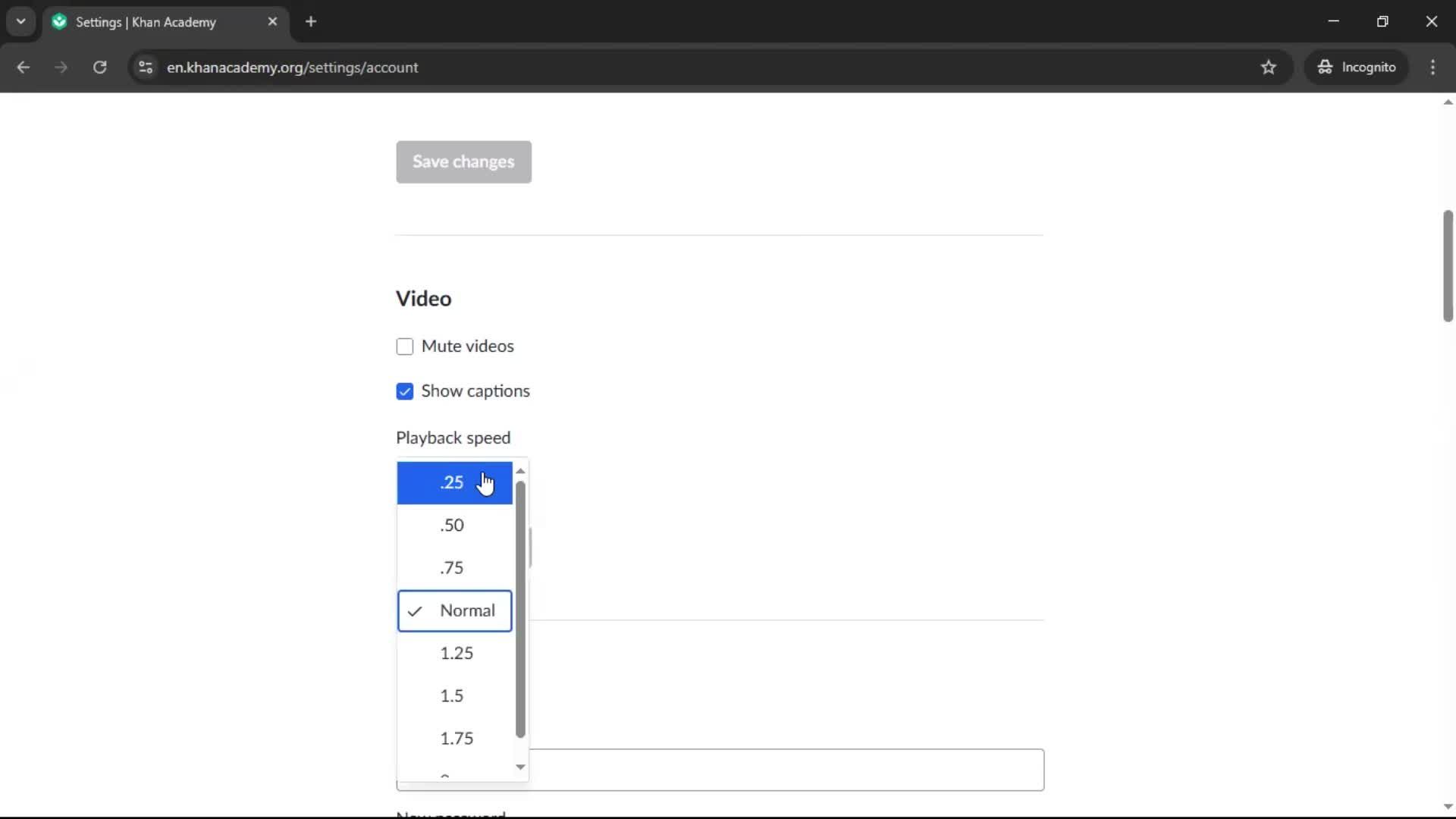 Updating your profile screenshot