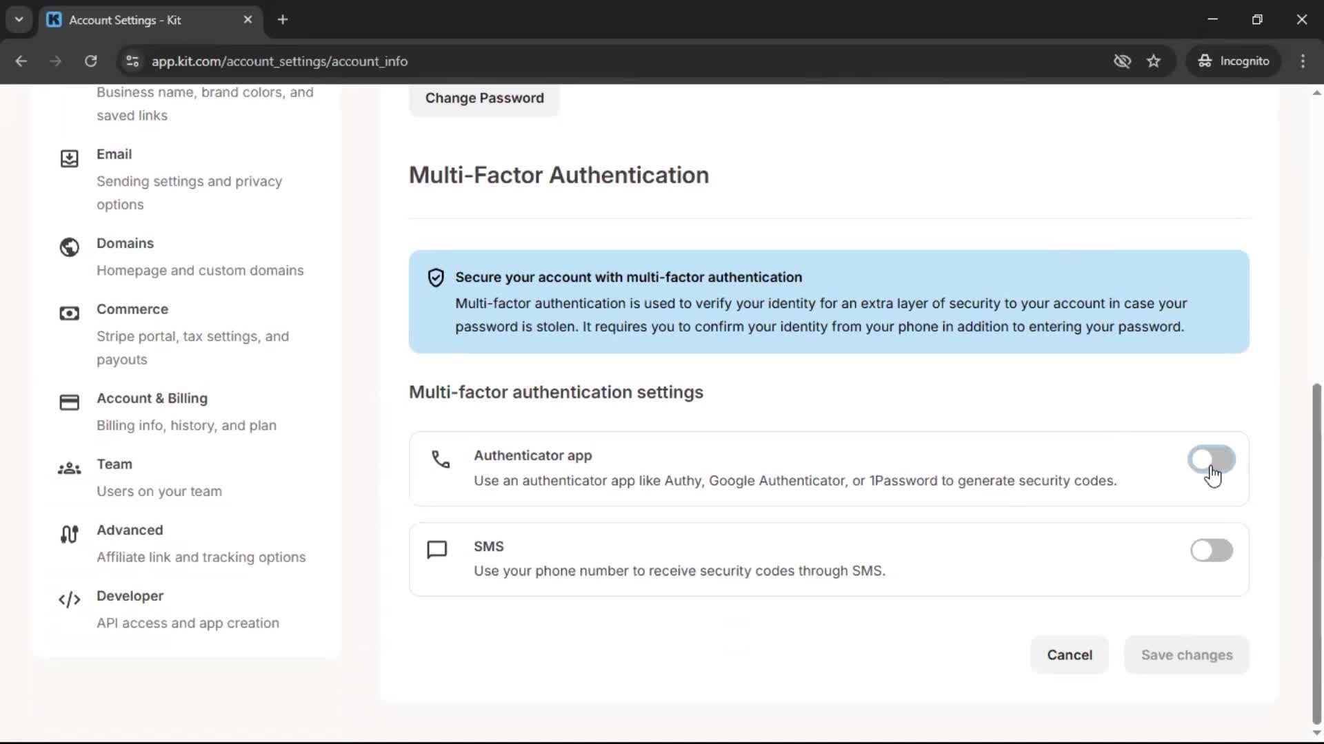 Updating your profile screenshot