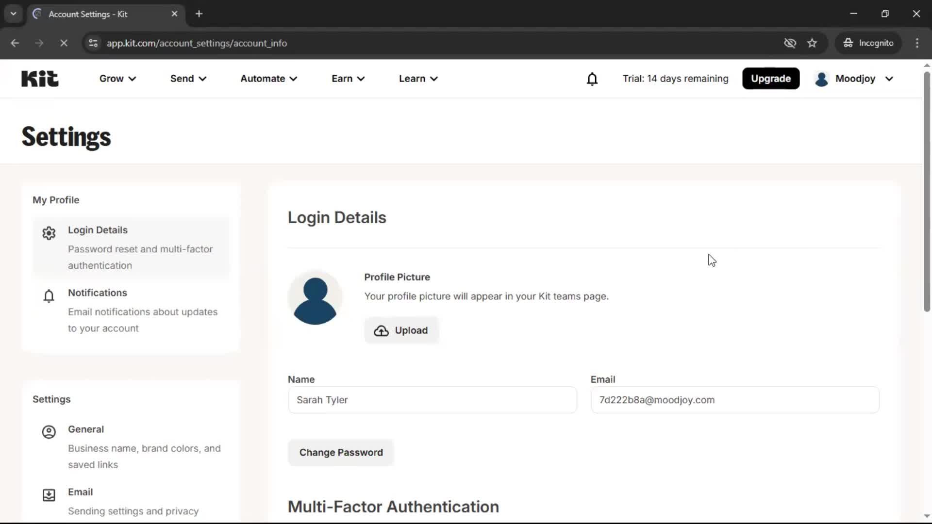 Updating your profile on Kit video thumbnail