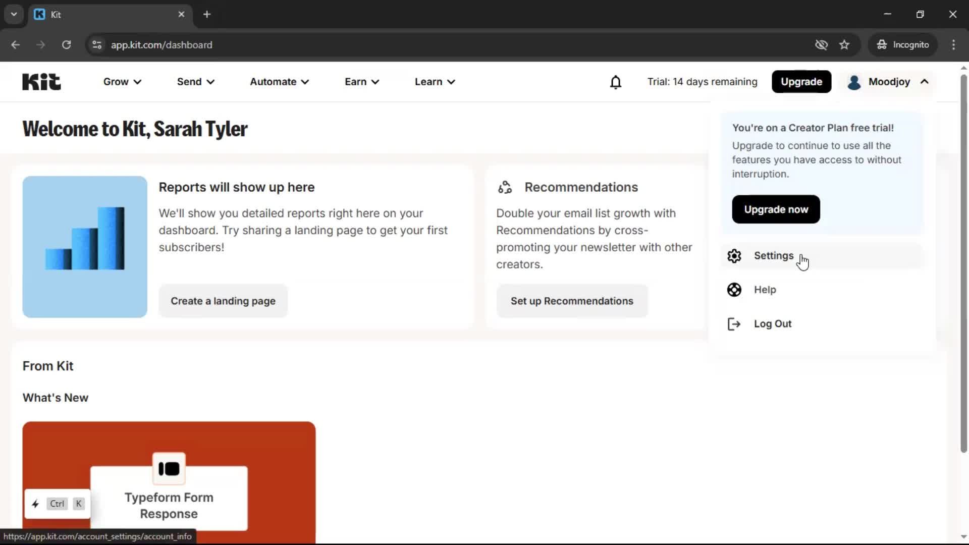 Updating your profile on Kit video thumbnail
