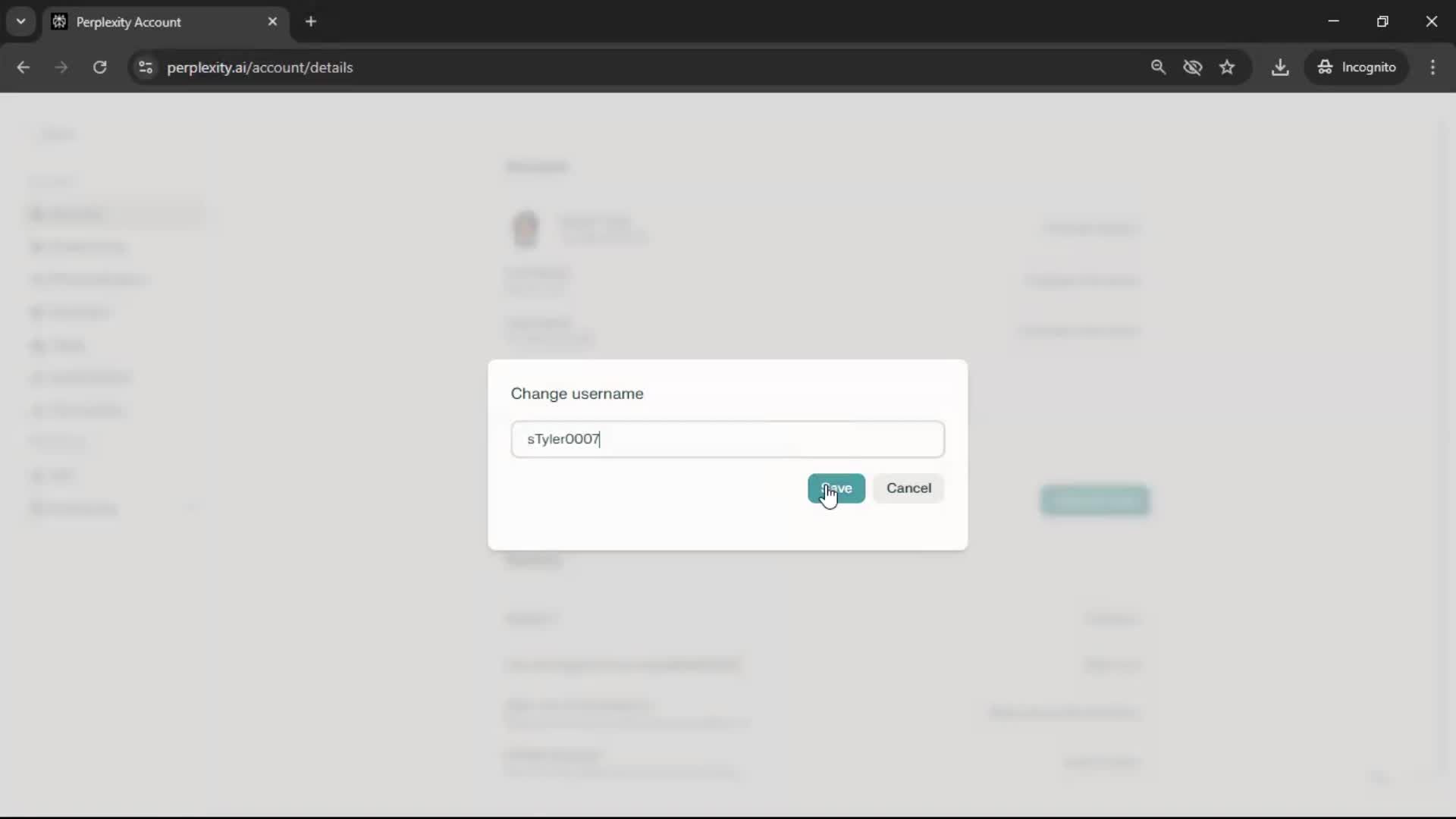 Updating your profile screenshot