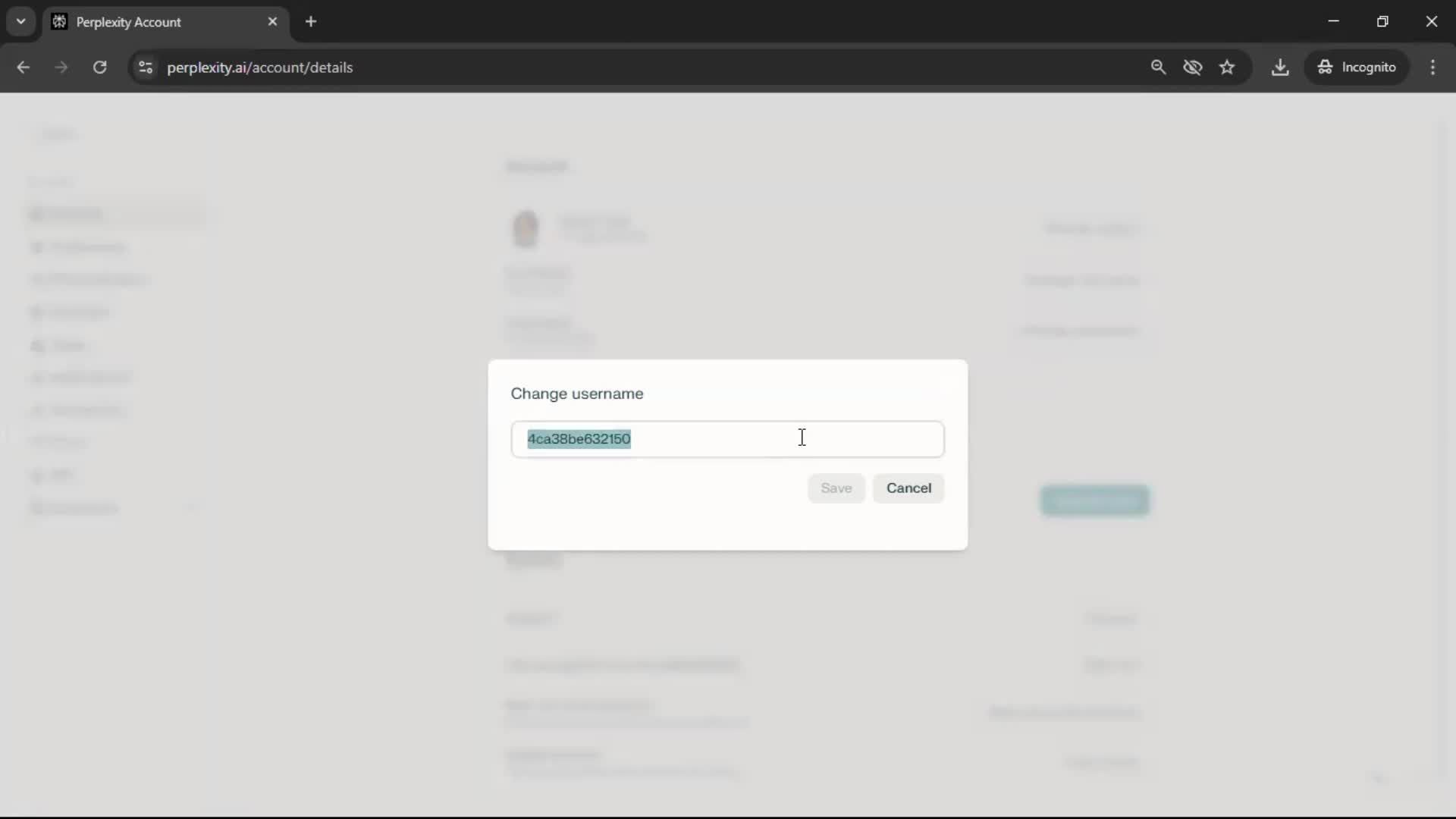 Updating your profile screenshot