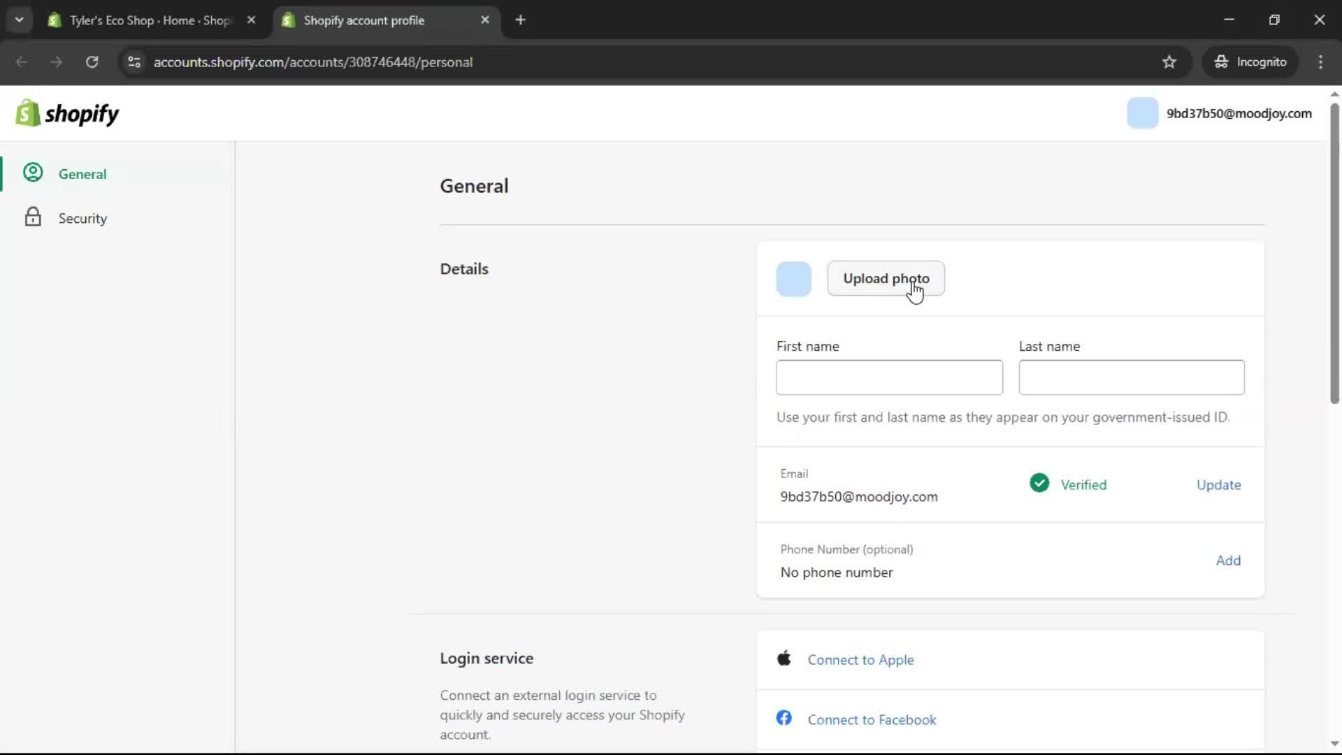 Updating your profile on Shopify video thumbnail