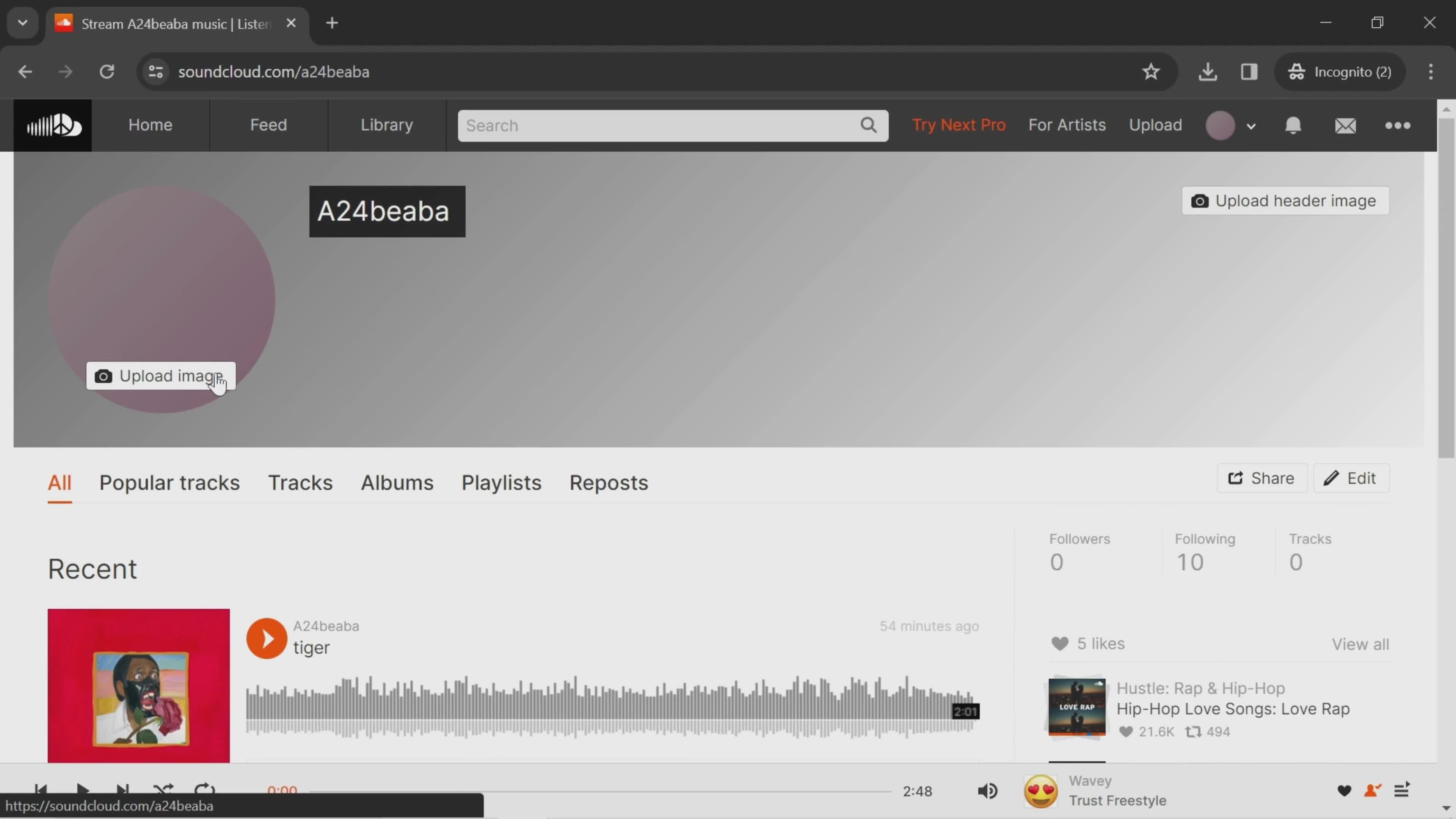 Updating your profile on SoundCloud video thumbnail