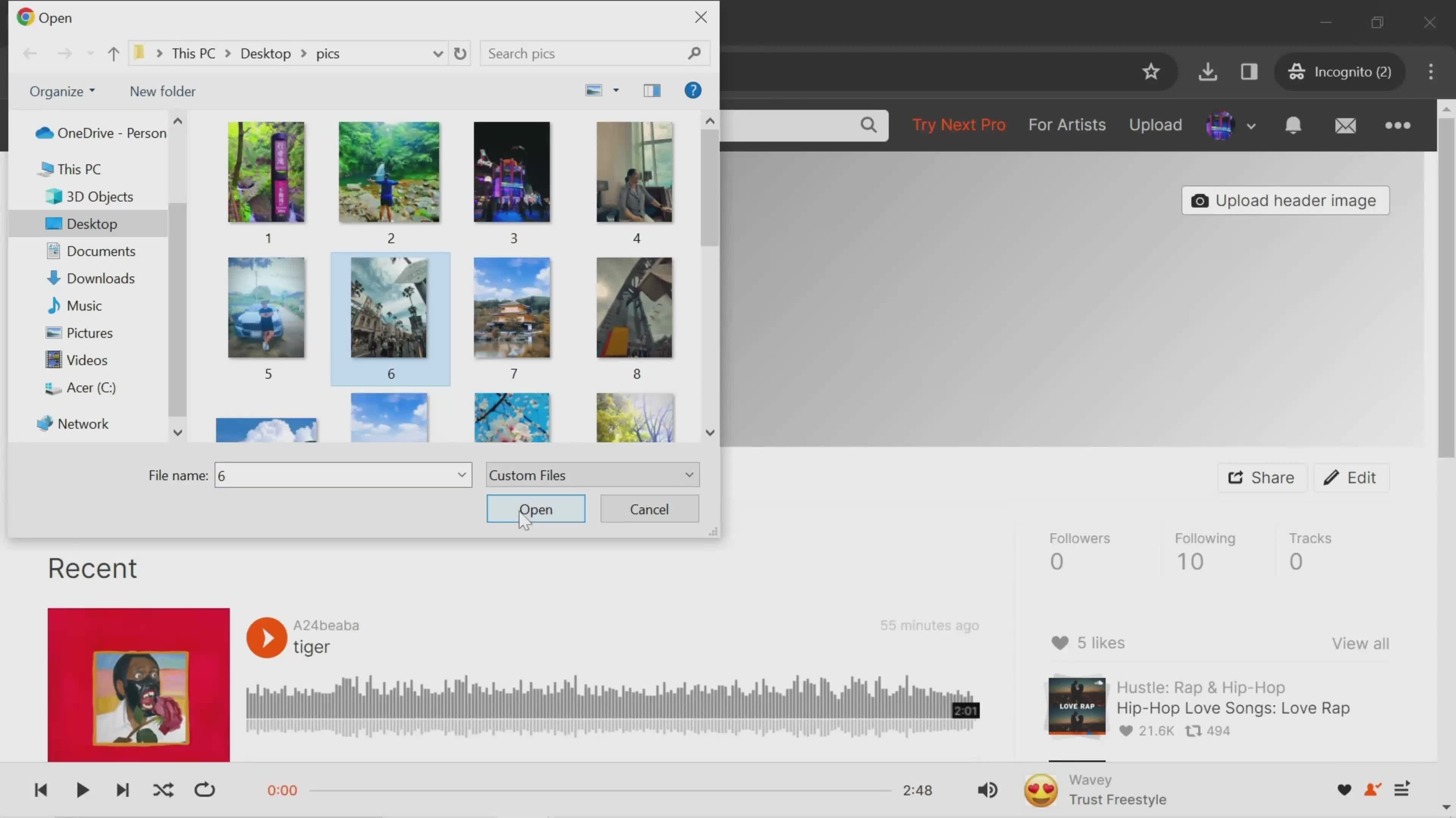 Updating your profile on SoundCloud video thumbnail