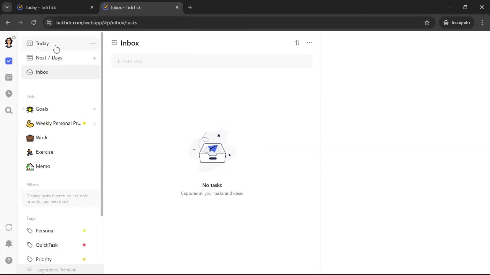 Updating your profile screenshot