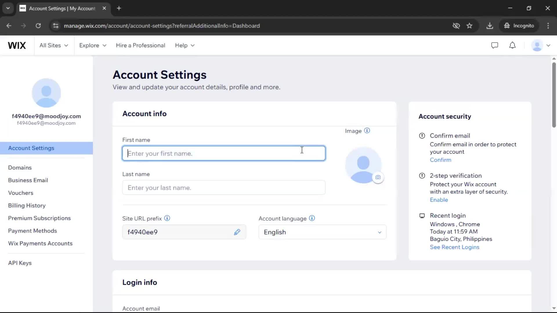 Updating your profile on Wix video thumbnail