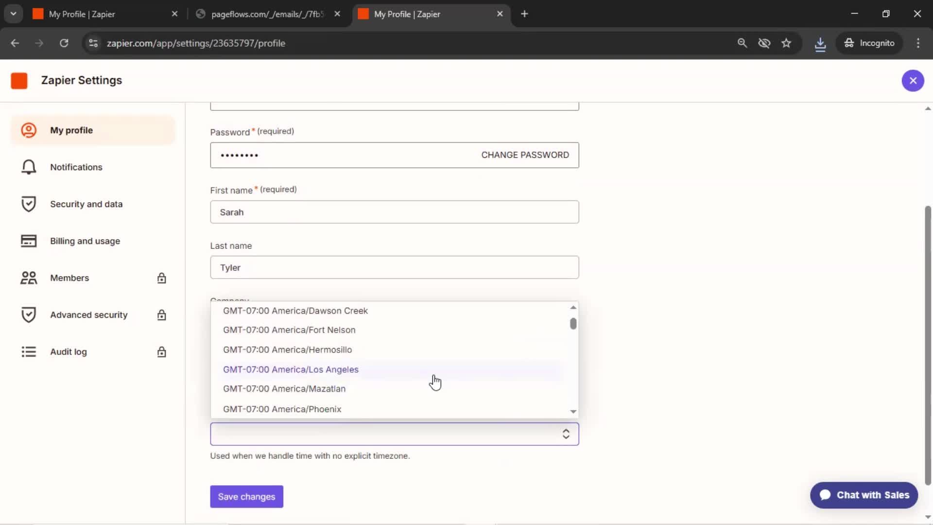 Updating your profile screenshot