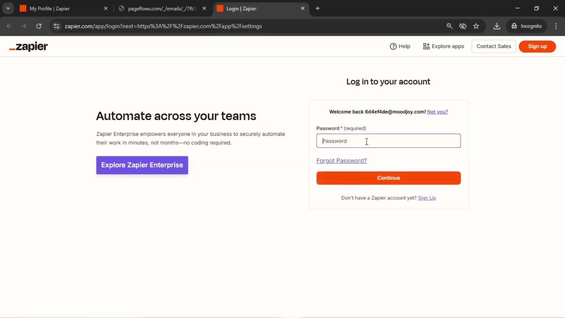 Updating your profile screenshot