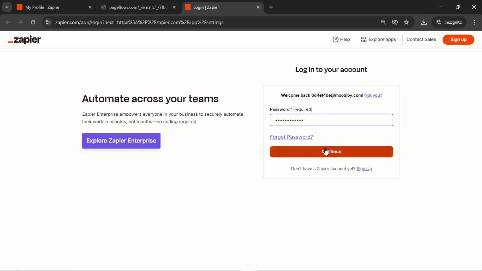 Updating your profile screenshot