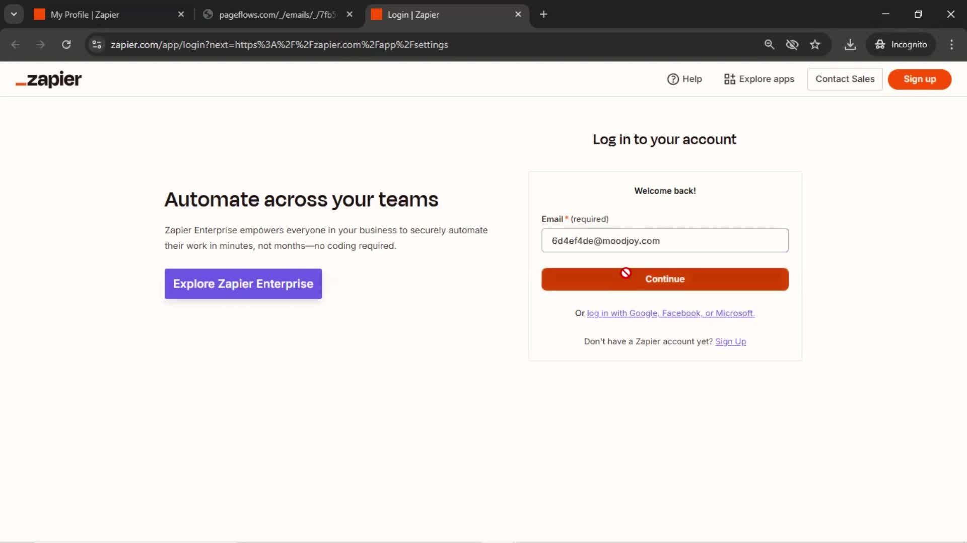 Updating your profile screenshot