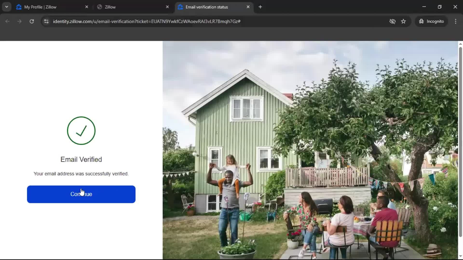 Updating your profile screenshot