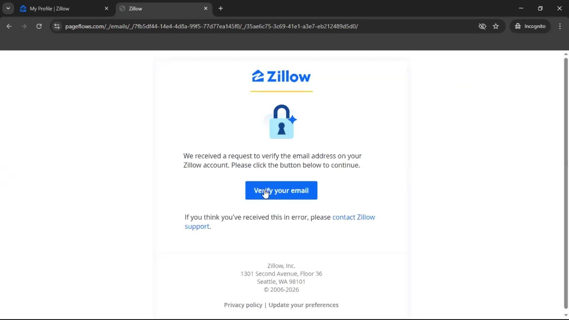 Updating your profile screenshot
