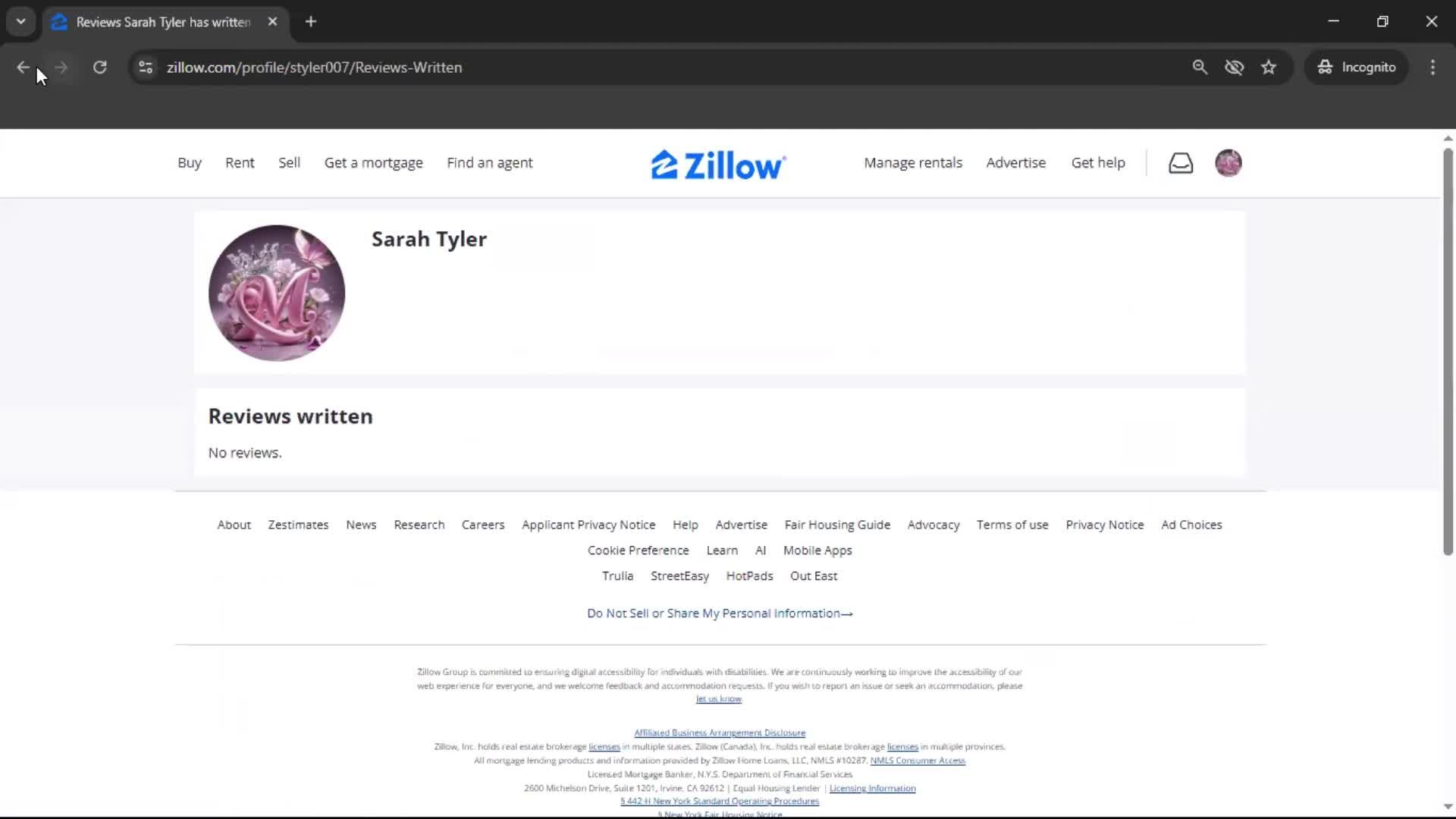 Updating your profile screenshot
