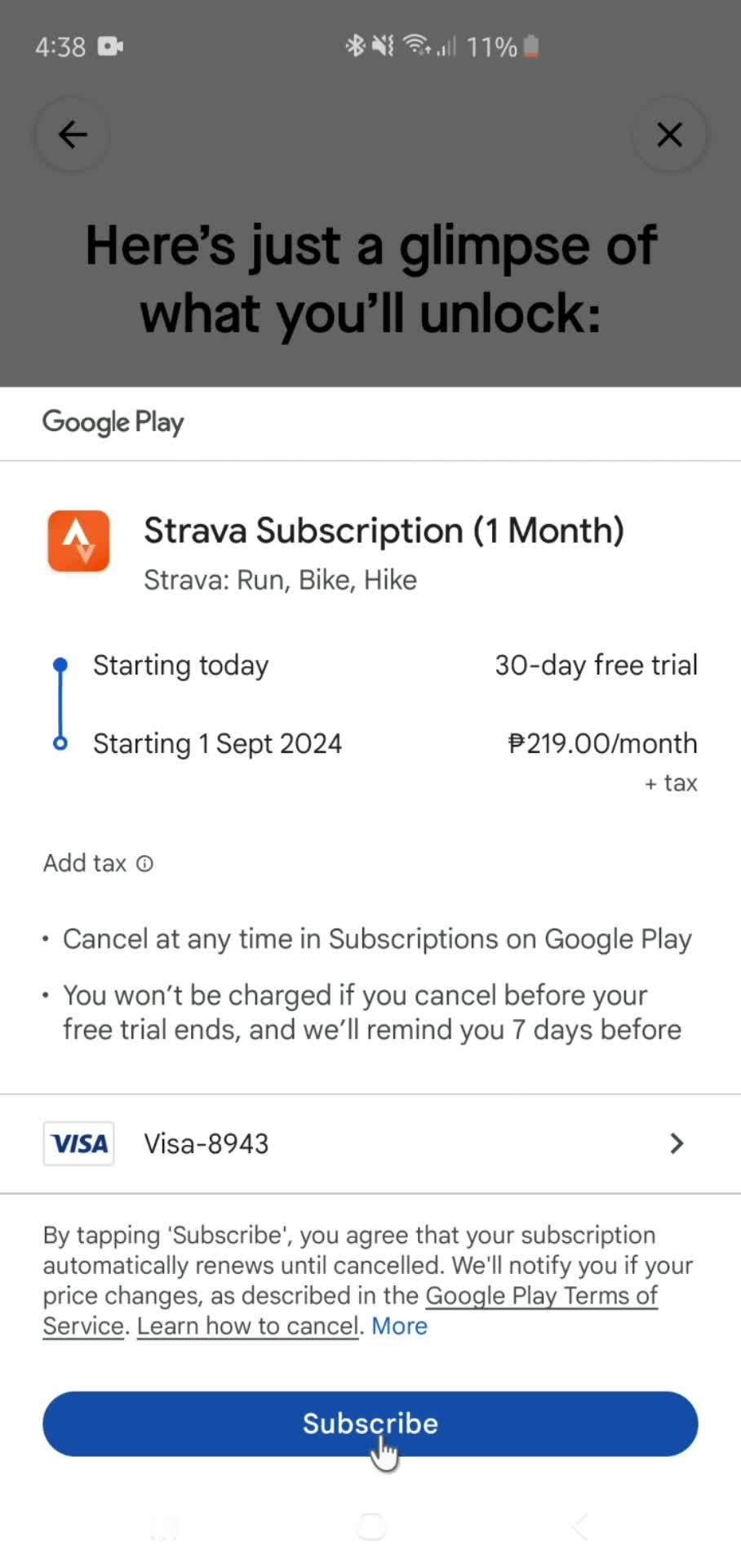 Upgrading your subscription on Strava video thumbnail