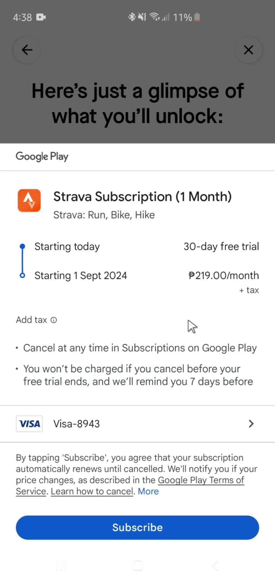 Upgrading your subscription on Strava video thumbnail