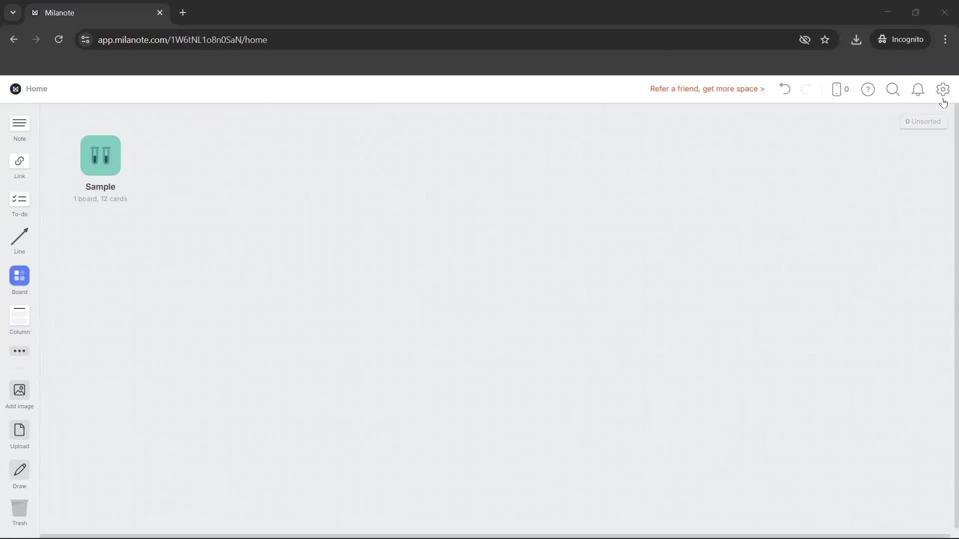 Upgrading your account screenshot