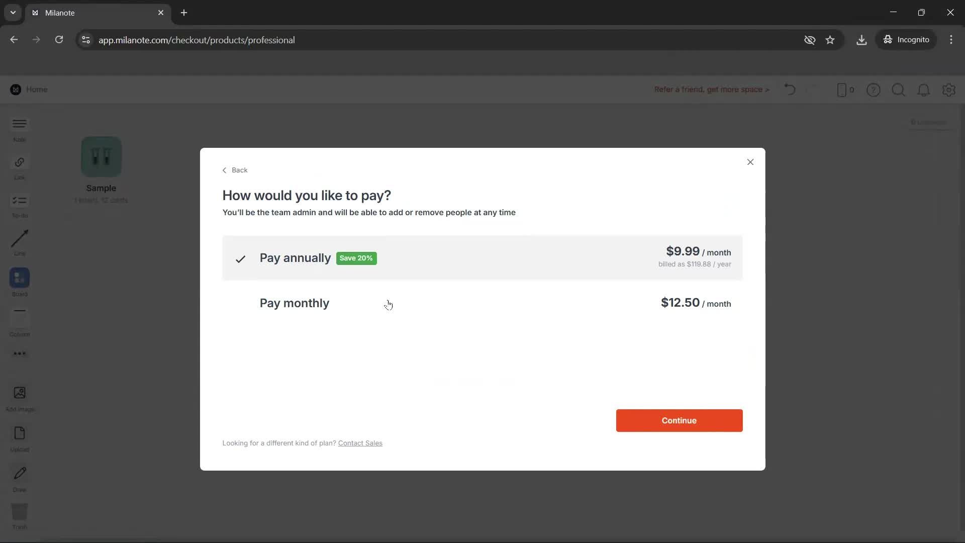 Upgrading your account on Milanote video thumbnail