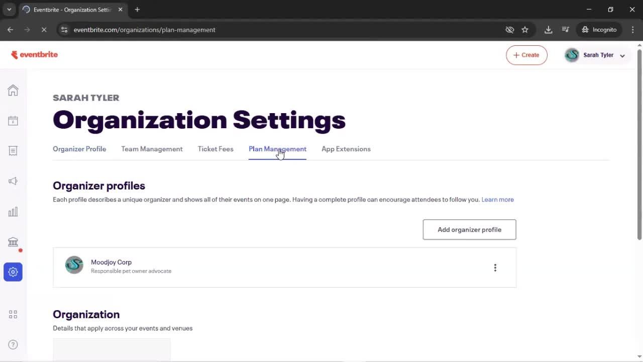 Upgrading your account screenshot