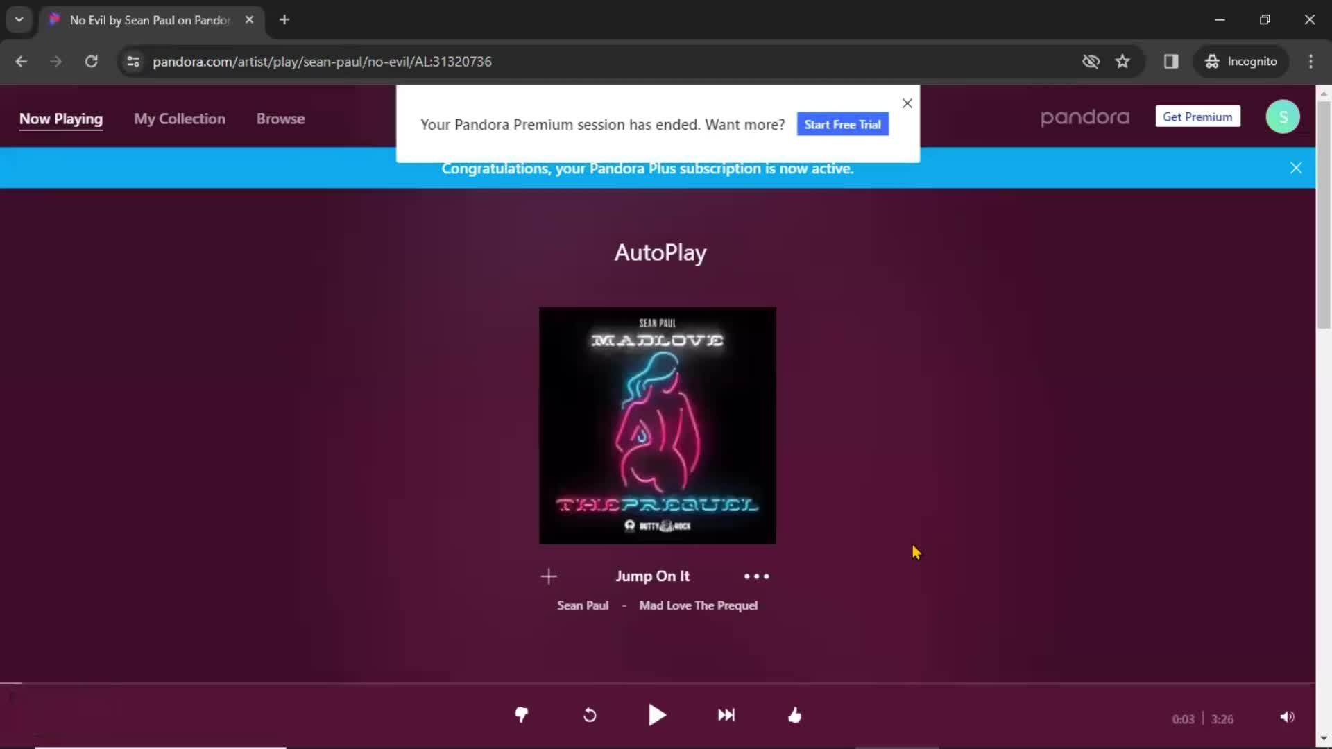 Upgrading your account on Pandora video thumbnail