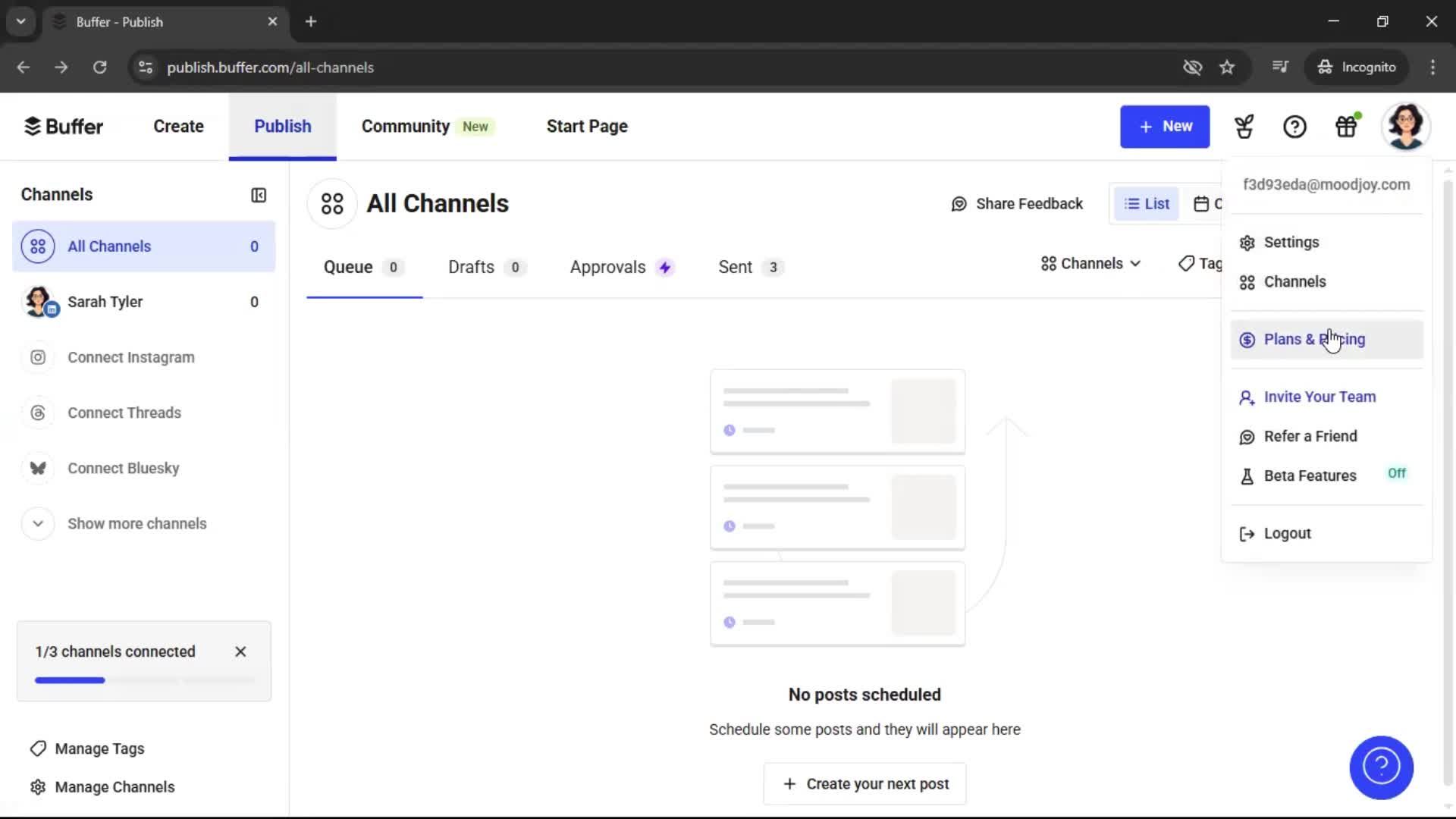Upgrading your account on Buffer video thumbnail
