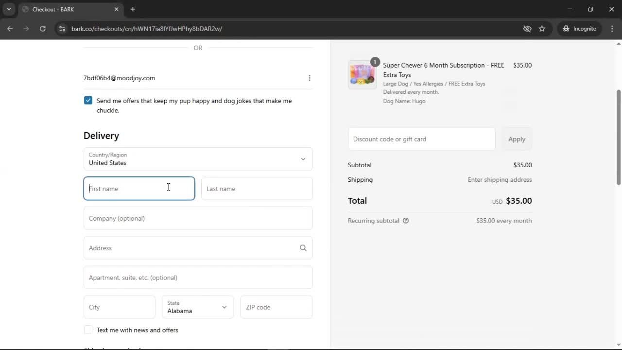 Upgrading your account screenshot